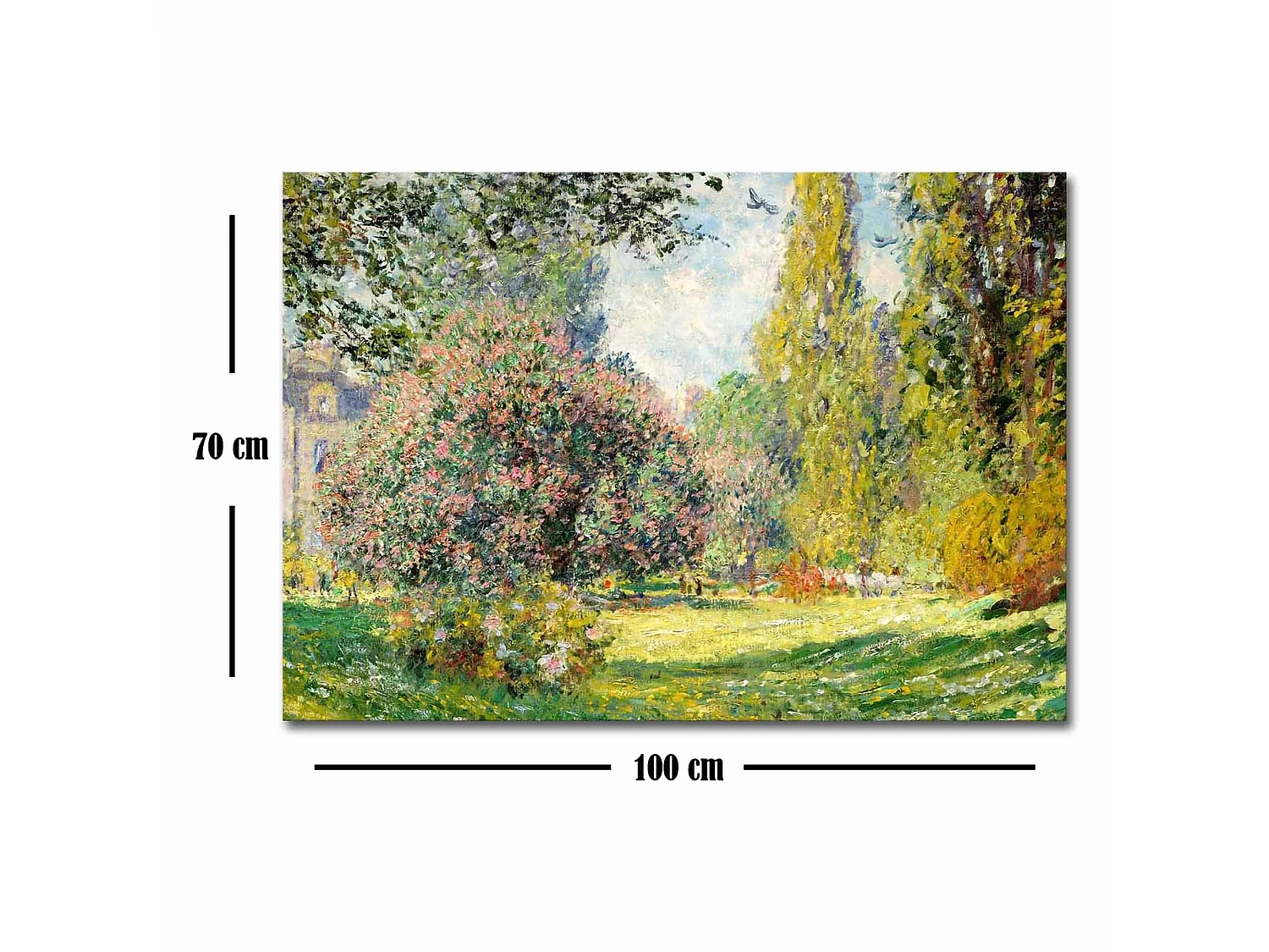 Tableau Nemirito, Structure en Tissu, 70x100h cm Multicolore, Bois Nobilité, Structure en Bois Nobilité