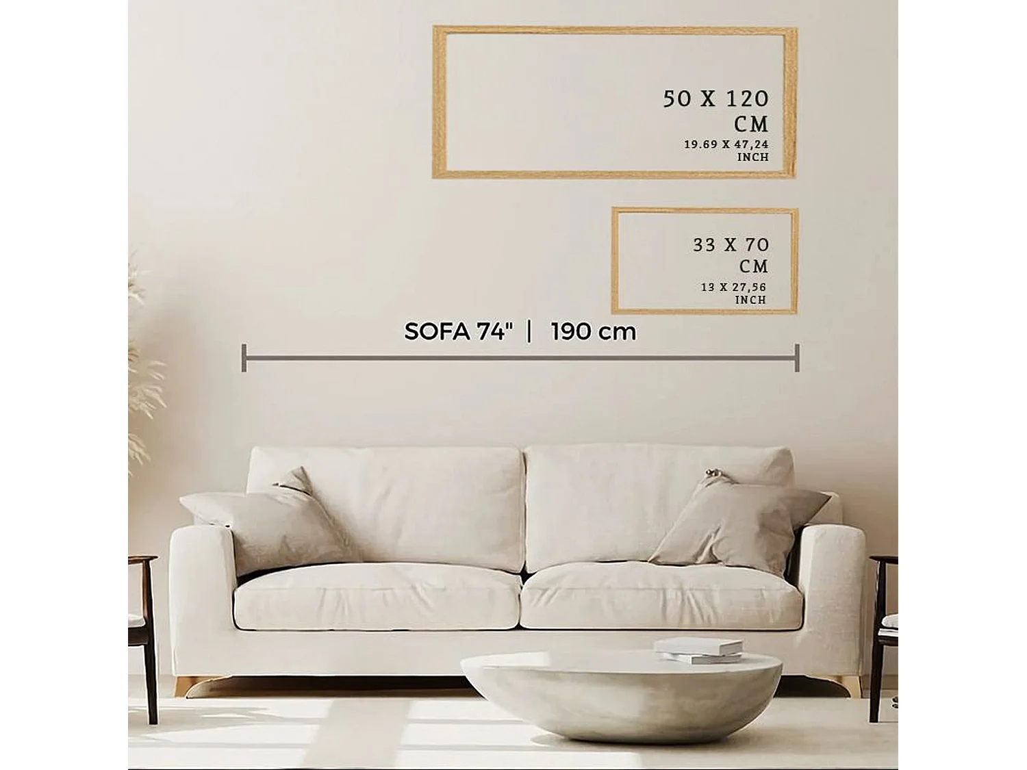 Tableau Miroteso, Structure en Bois Nobilé, 50x120h cm Multicolore,