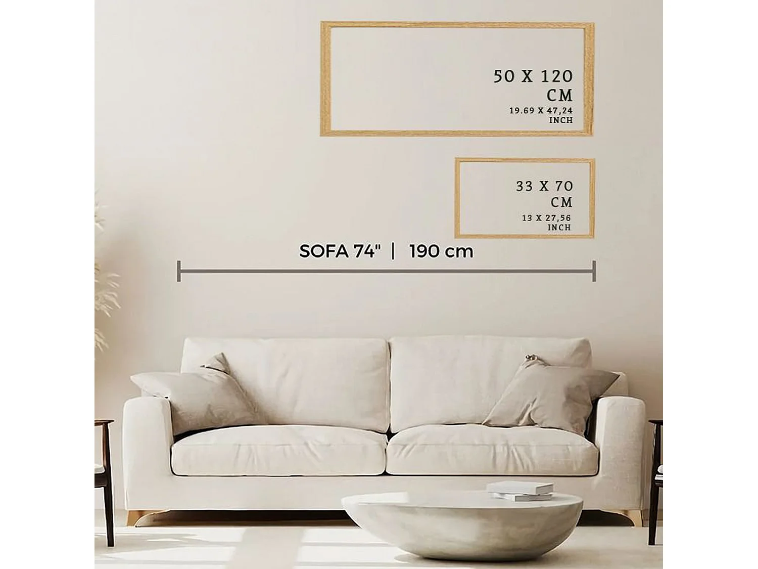 Tableau Misolisa, Structure en Bois Nobilité, 50x120h cm Multicolore,