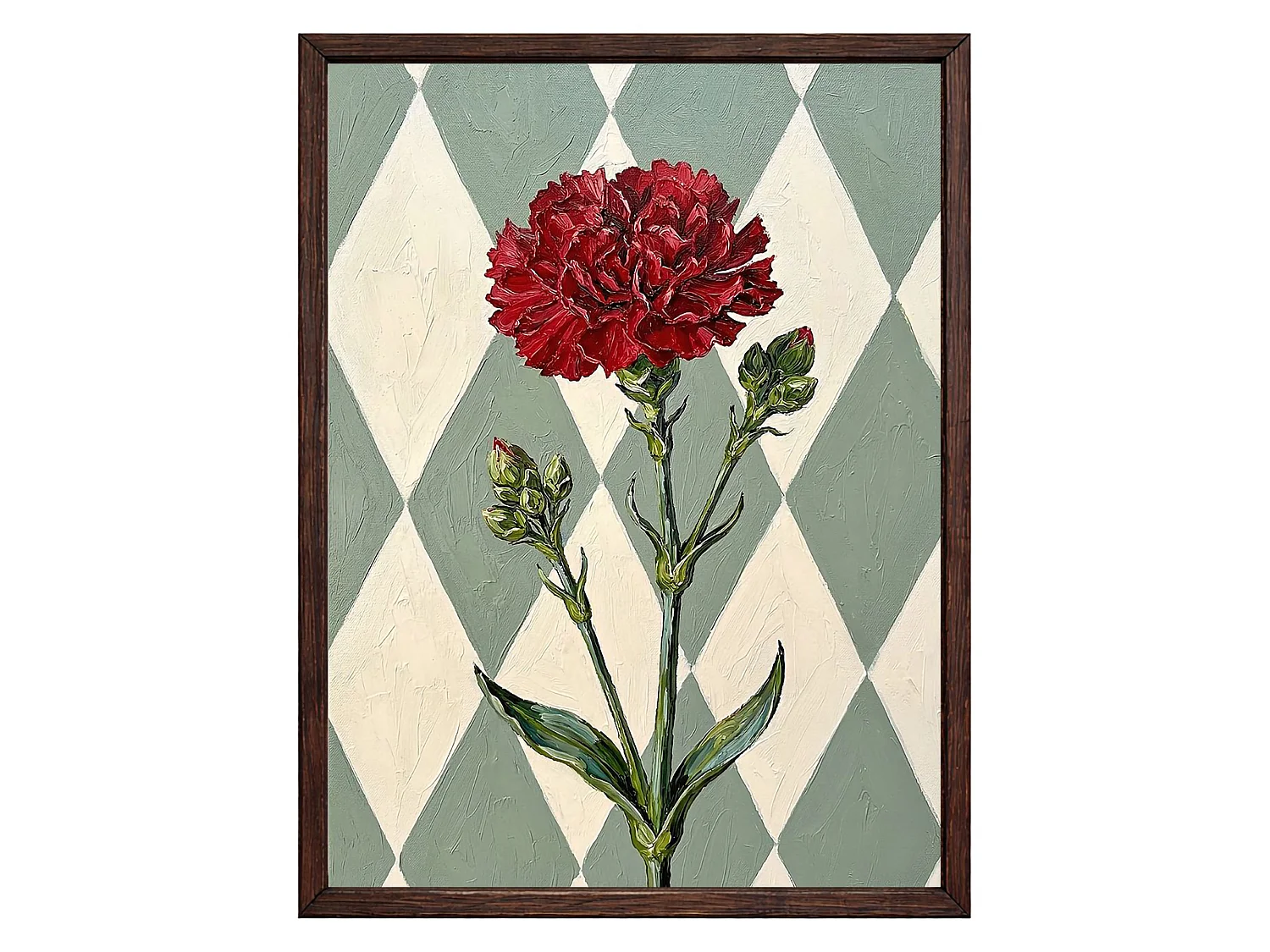 Tableau Mehara, Structure en Bois Noblesse, 33x48h cm, Multicolore