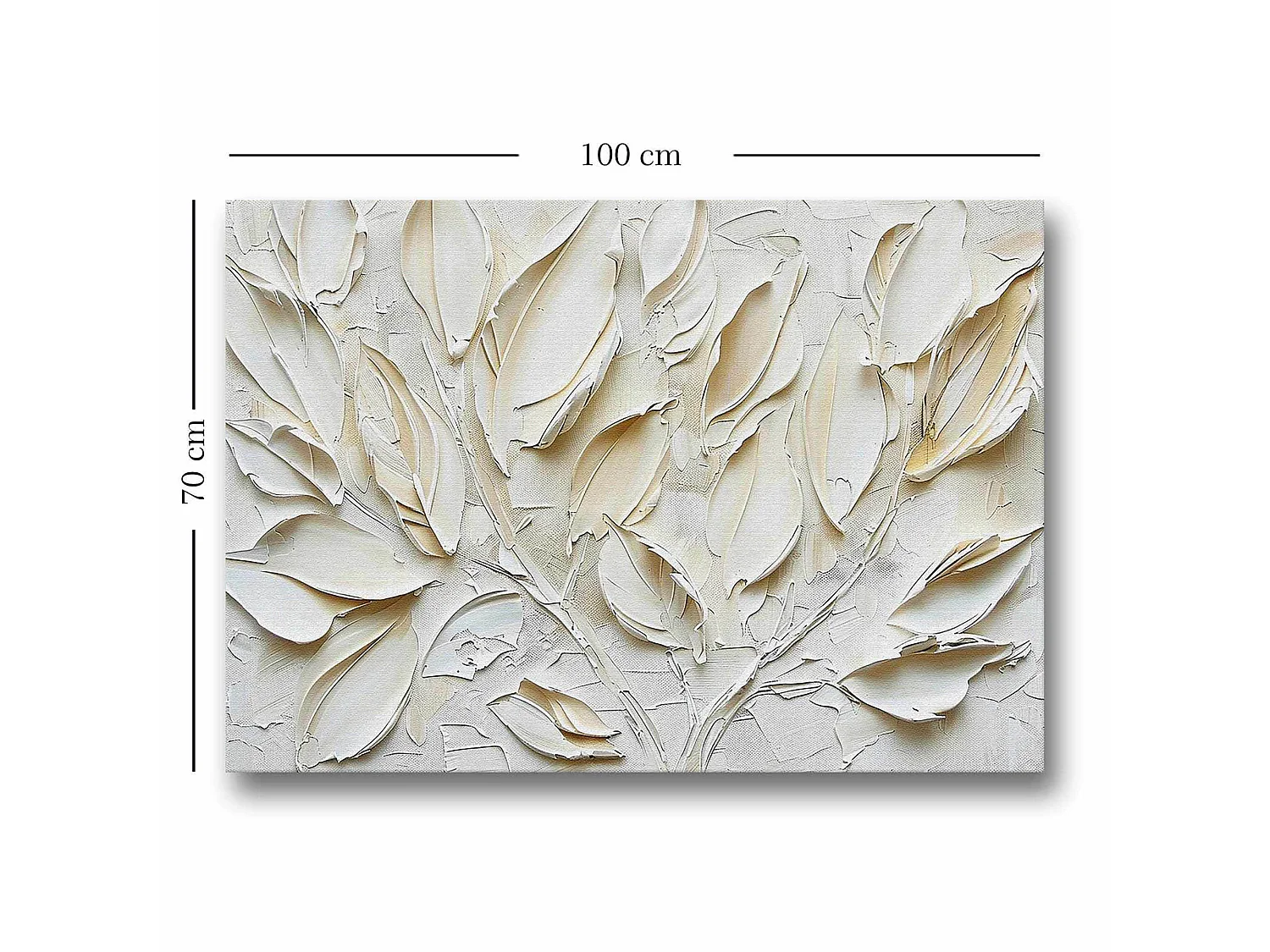 Tableau Nahaba, Structure en Tissu, 70x100h cm Multicolore, Bois Nobilité, Structure en Bois Nobilité