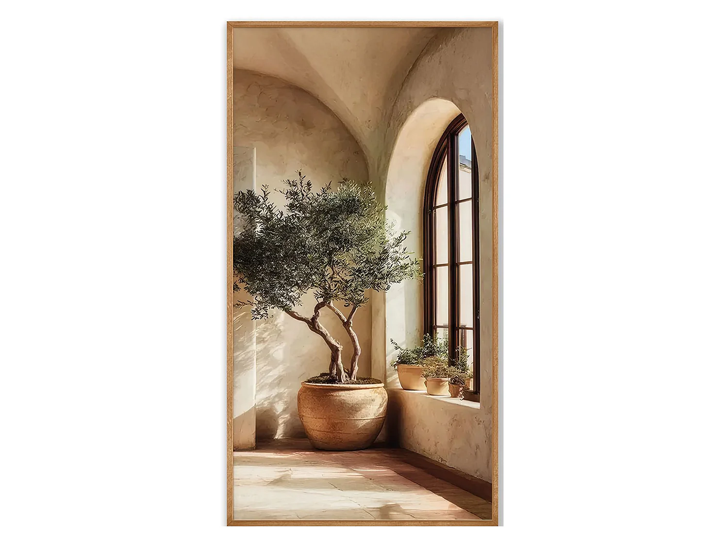 Tableau Mipaga, Structure en bois noble, 120x50h cm multicolore,