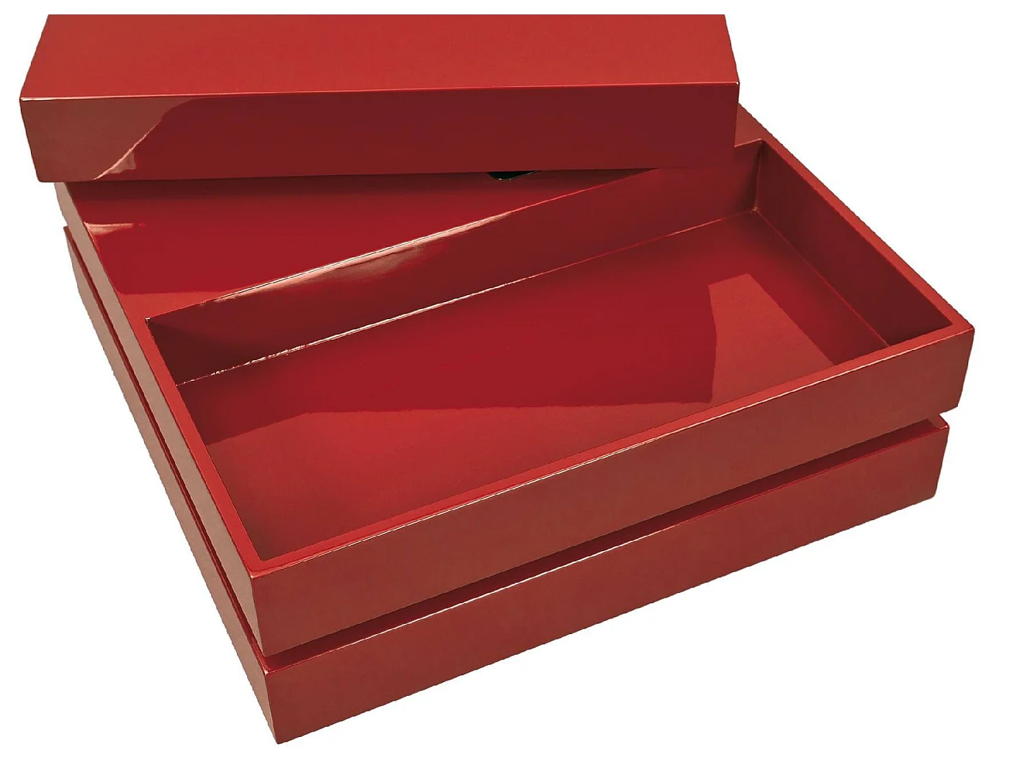 Tavolino da Salotto Pascoli, Forma Irregolare, 70x70x39h cm Rosso, Colore Ripiano Rosso, Materiale Piano in Legno Nobilitato