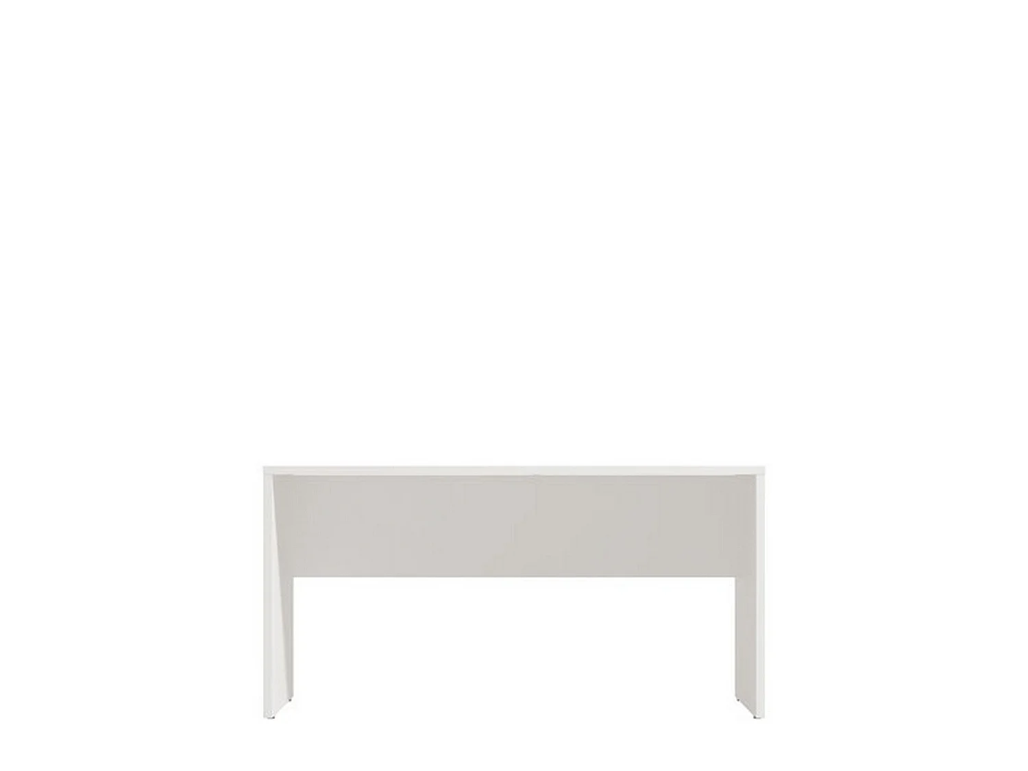Tavolino da Salotto Formia, con Piedini, 90x50x46h cm Bianco, un Vano, Forma Rettangolare