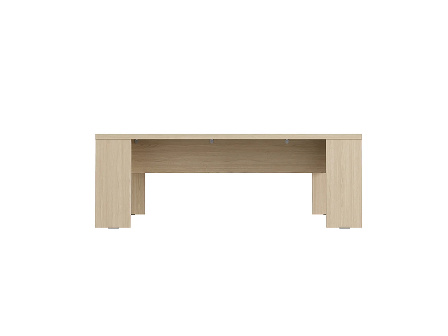 Tavolino da Salotto Bertona, Forma Rettangolare, 120x67x43h cm Marrone Rovere, Colore Ripiano Marrone, Sfumatura Colore Struttura Rovere