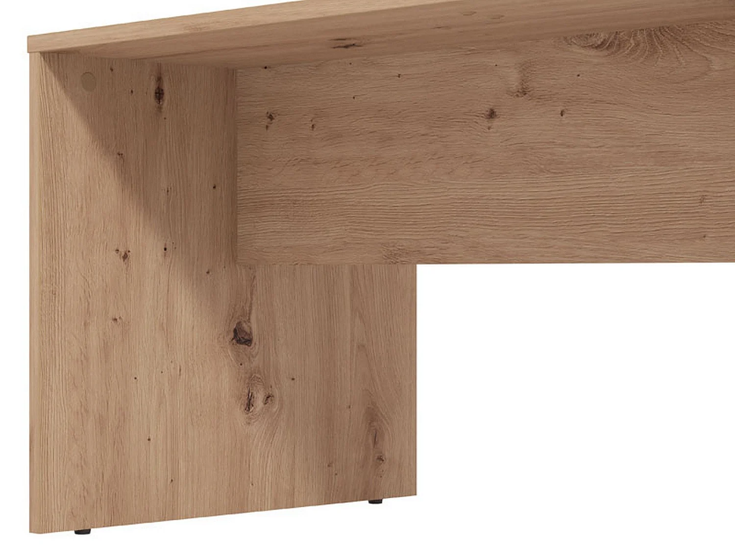 Tavolino da Salotto Formia, con Piedini, 90x50x46h cm Marrone Rovere Nodi, un Vano, Forma Rettangolare