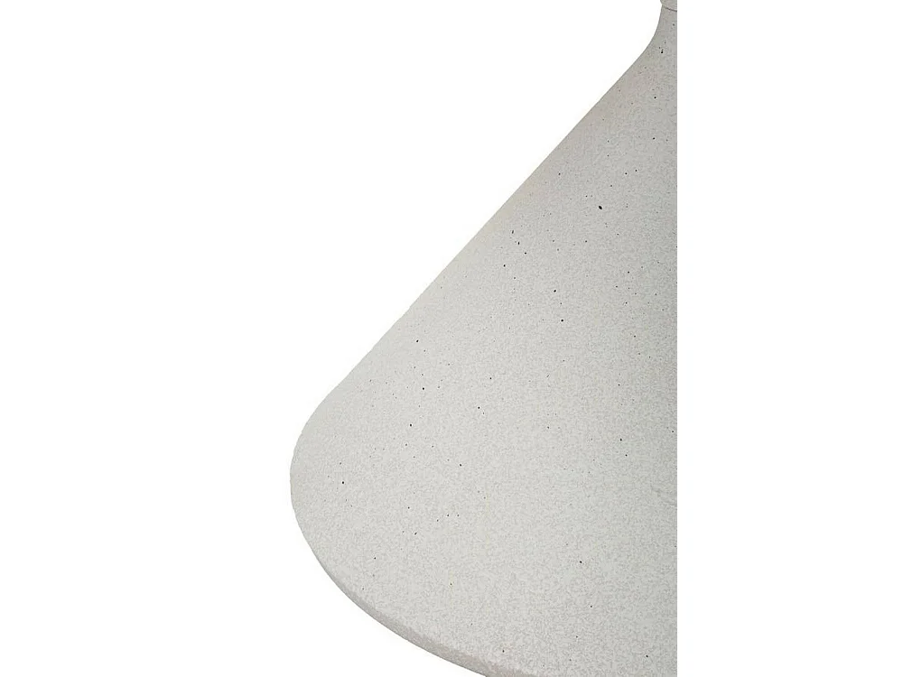 Salontafel Ceva, tijdschriftenhouder, 45x45x39h cm wit, rond, keramisch tafelblad