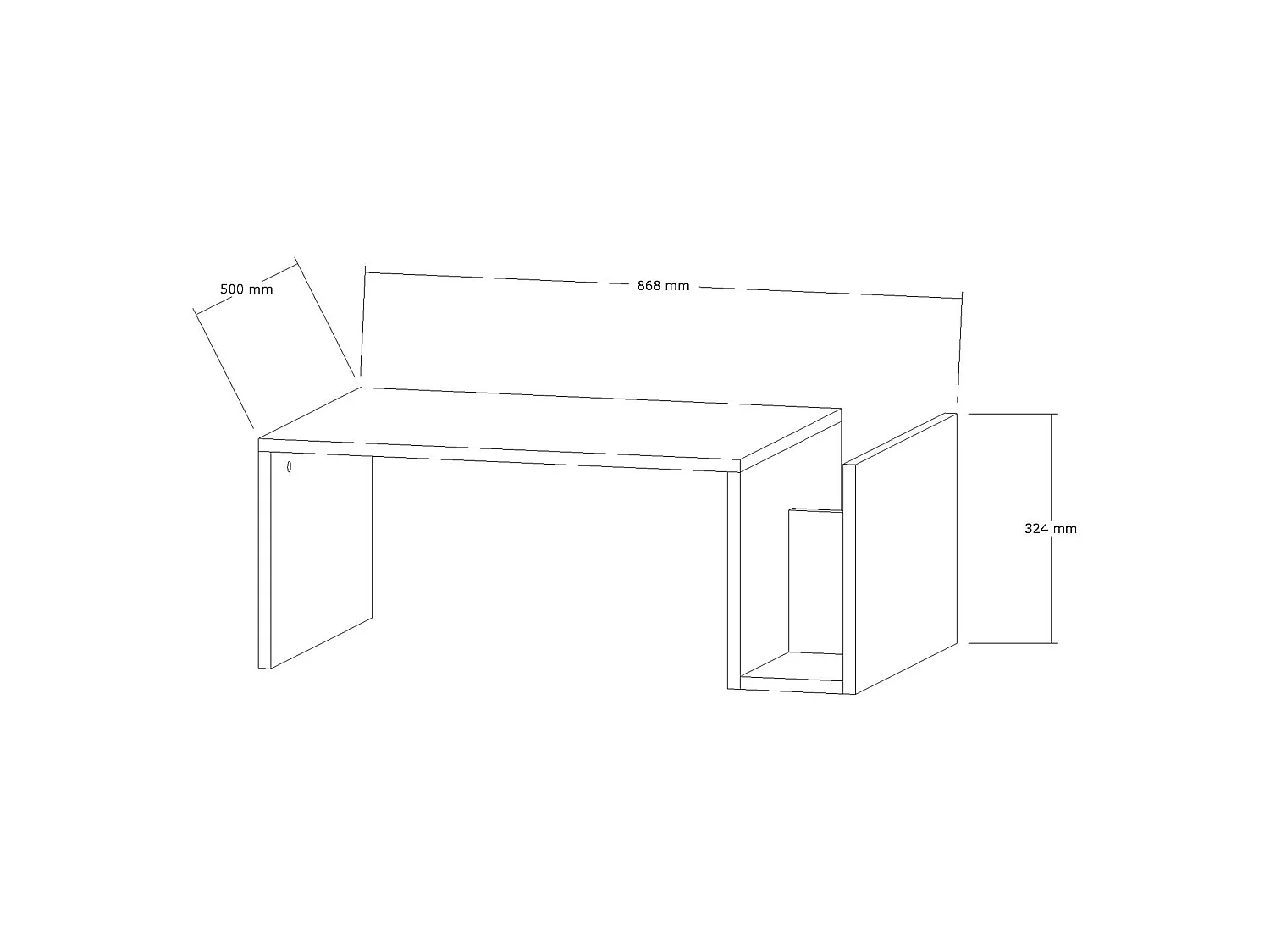 table basse\ de Salon Piuro, un Compartiment, 87x50x32h cm Blanc Marbre, Forme Rectangulaire, Plateau Effet Marbré
