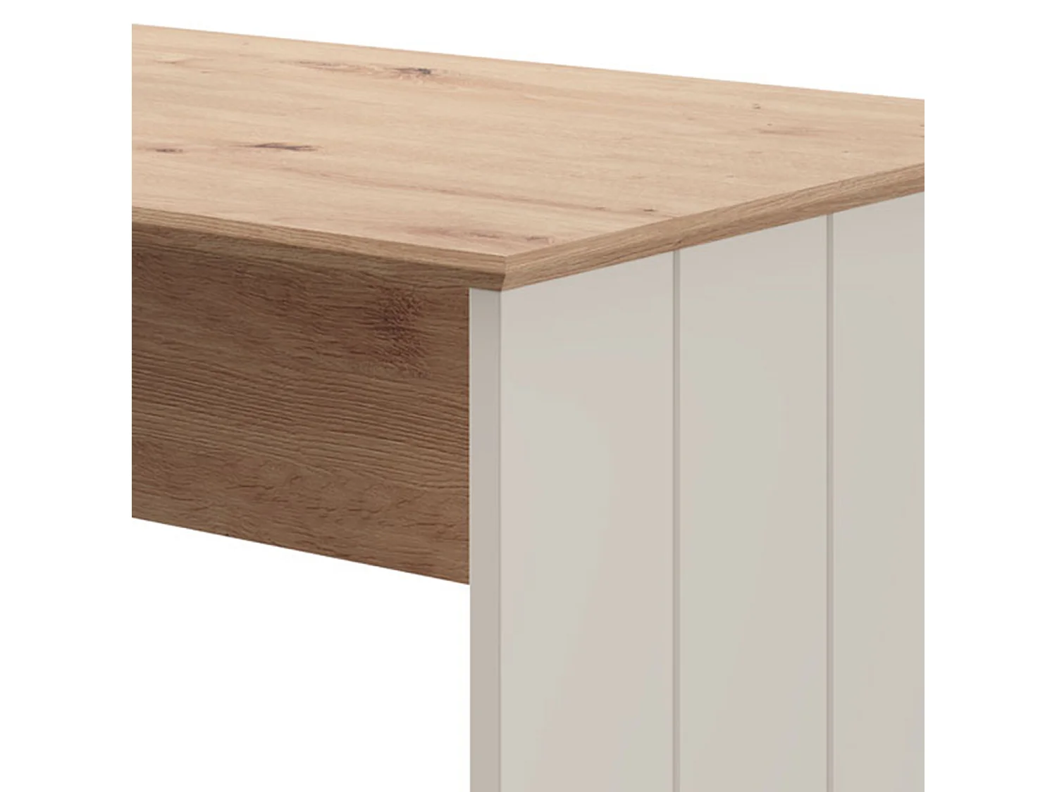 Tavolino da Salotto Pecor, Forma Rettangolare, 90x50x47h cm Marrone Rovere Nodi, Colore Ripiano Marrone, Colore Struttura Bianco