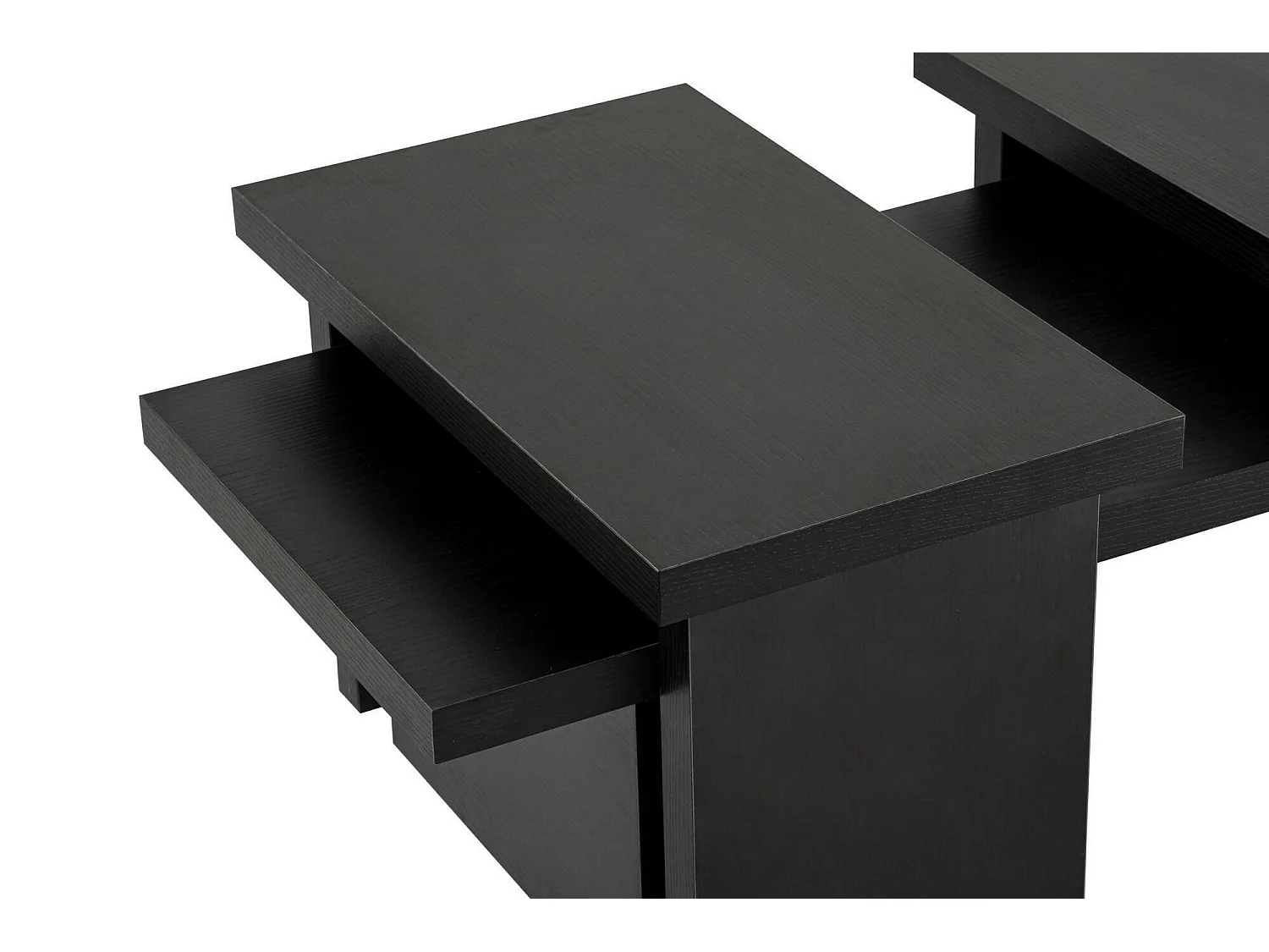 Tavolino da Salotto Amarantha, Forma Rettangolare, 45x110x41.5h cm Nero