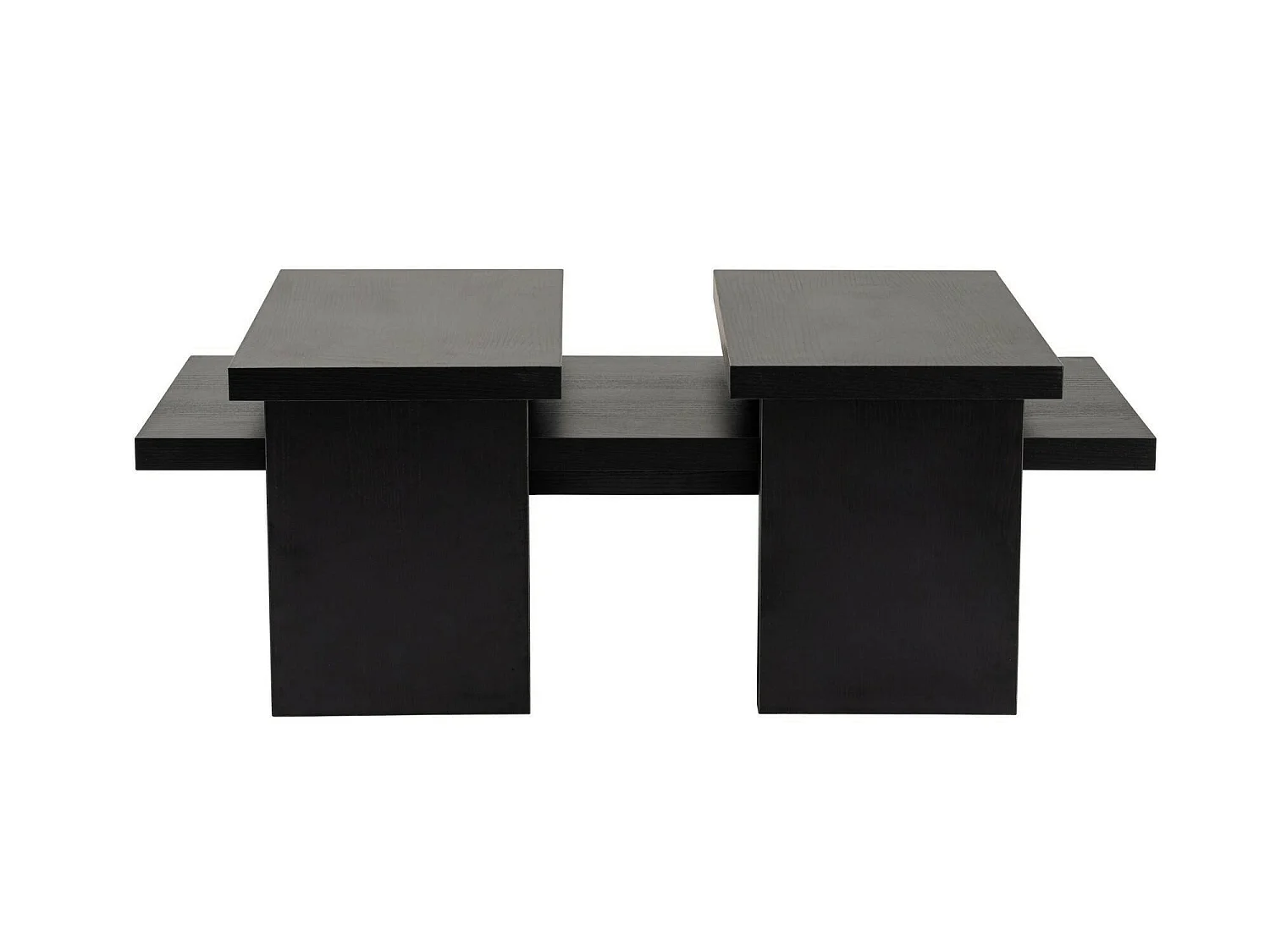 Tavolino da Salotto Amarantha, Forma Rettangolare, 45x110x41.5h cm Nero
