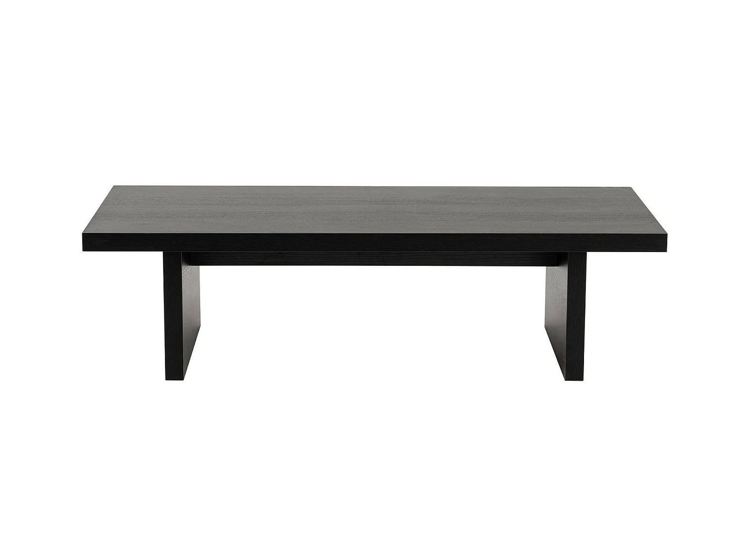 Tavolino da Salotto Amarantha, Forma Rettangolare, 45x110x41.5h cm Nero