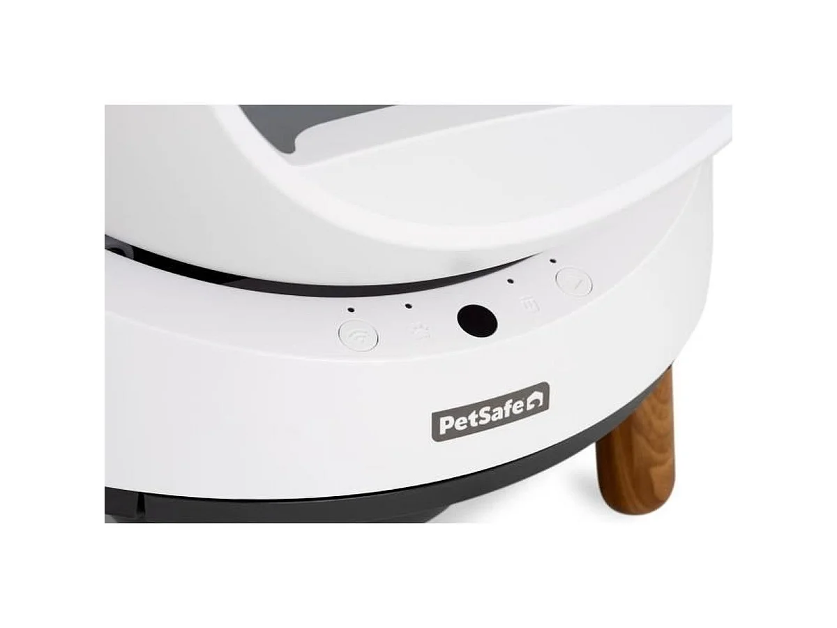 PETSAFE SmartSpin - Litière autonettoyante connectée pour chats, blanche