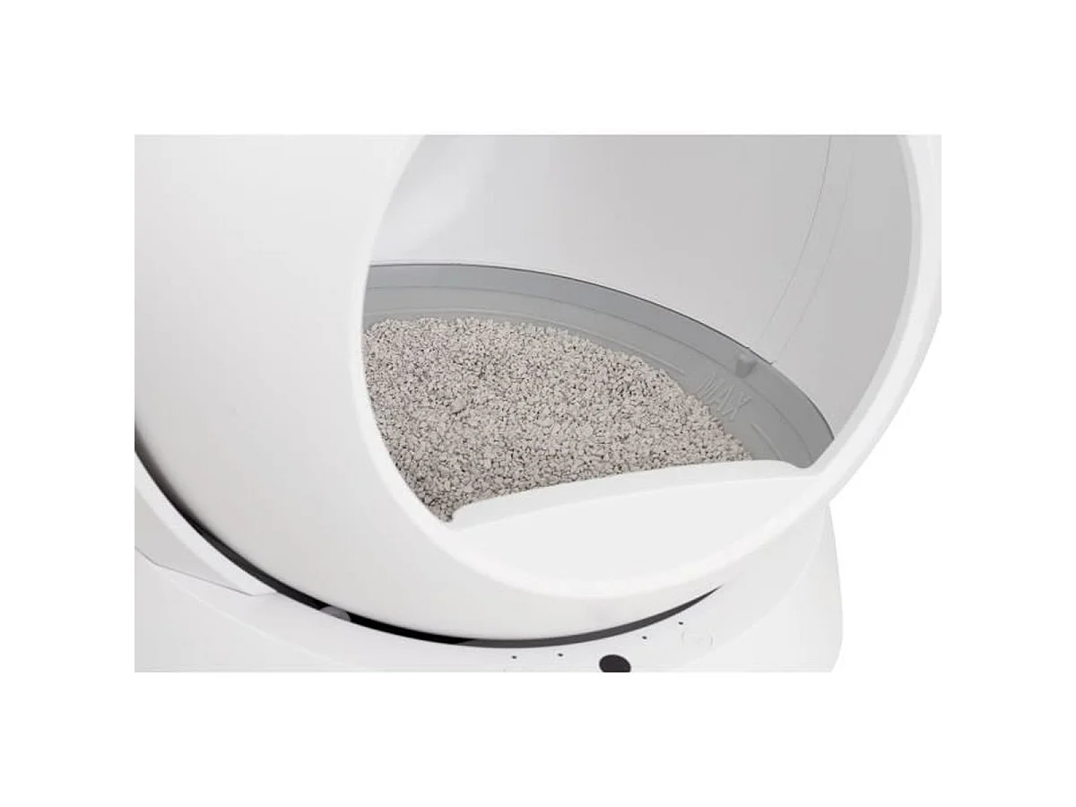 PETSAFE SmartSpin - Litière autonettoyante connectée pour chats, blanche