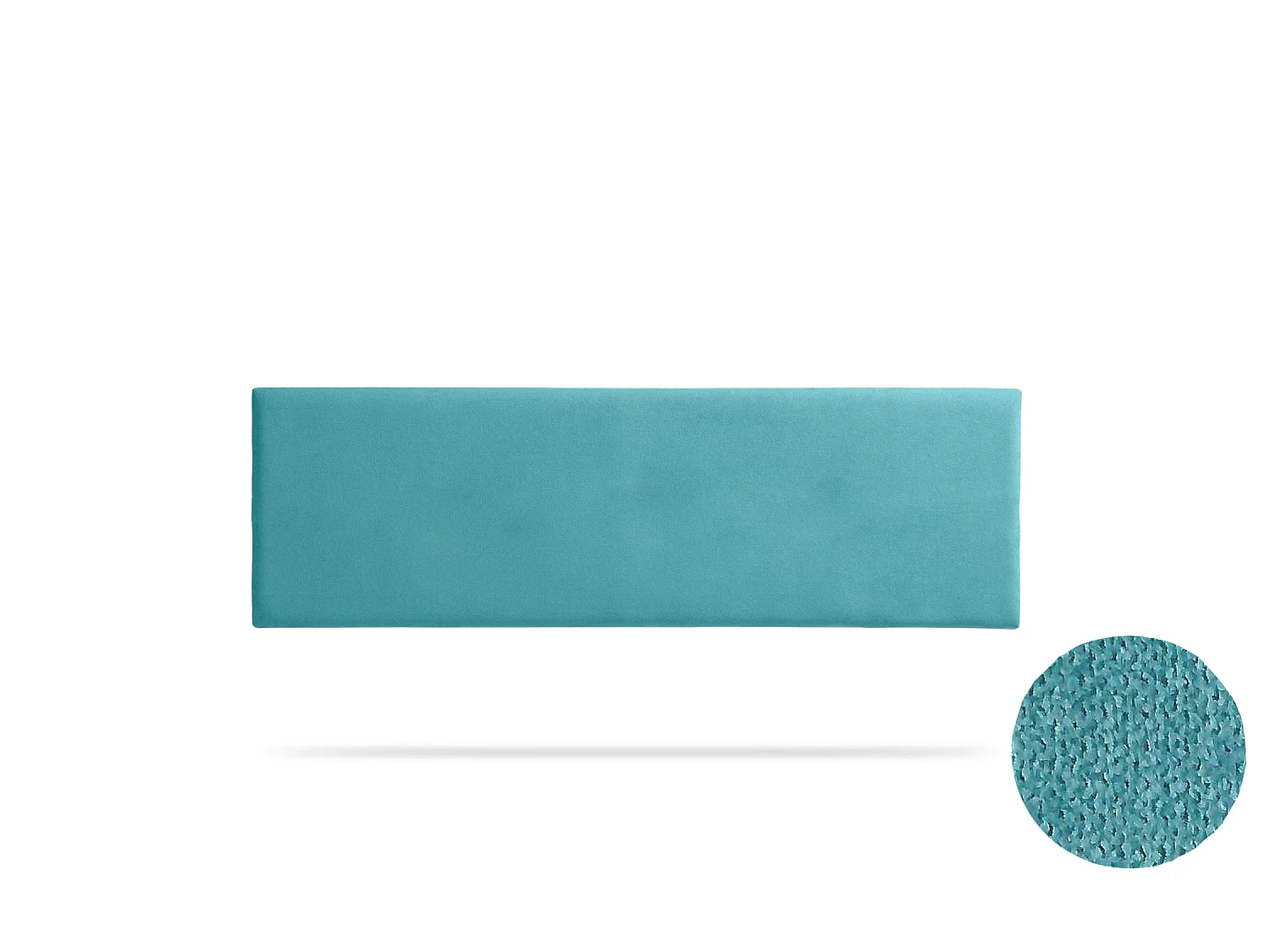 Cabeceira Estofada NOVA Aqualine 210x50x5 cm - TURQUESA - Moonia