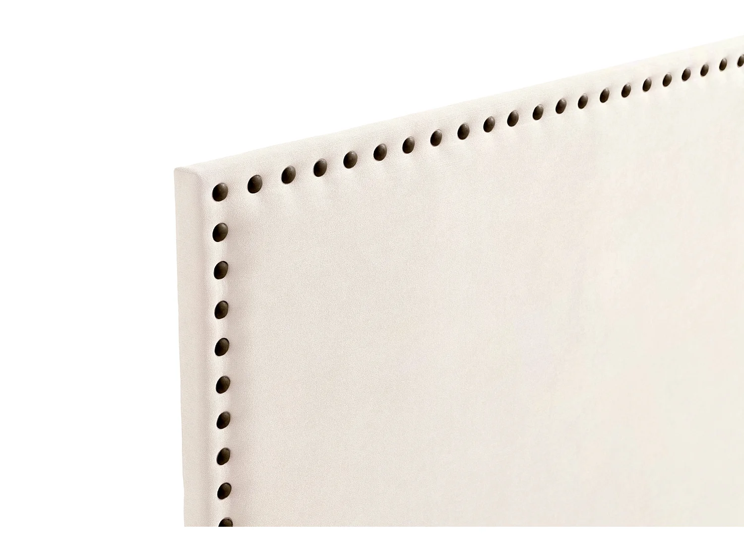 Cabeceira Estofada MODENA DUO Aqualine 130x120x8 cm - BEGE - Moonia