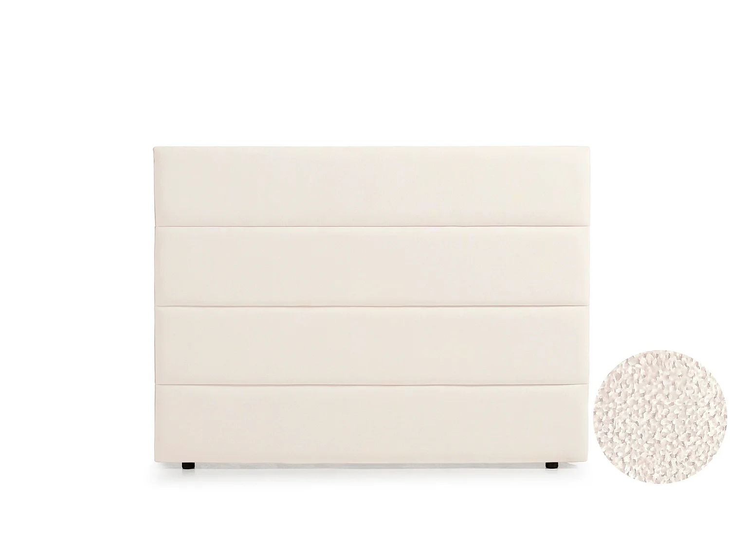 Cabeceira Estofada GENOVA Aqualine 90x120x8 cm - Bege Torrado - Moonia