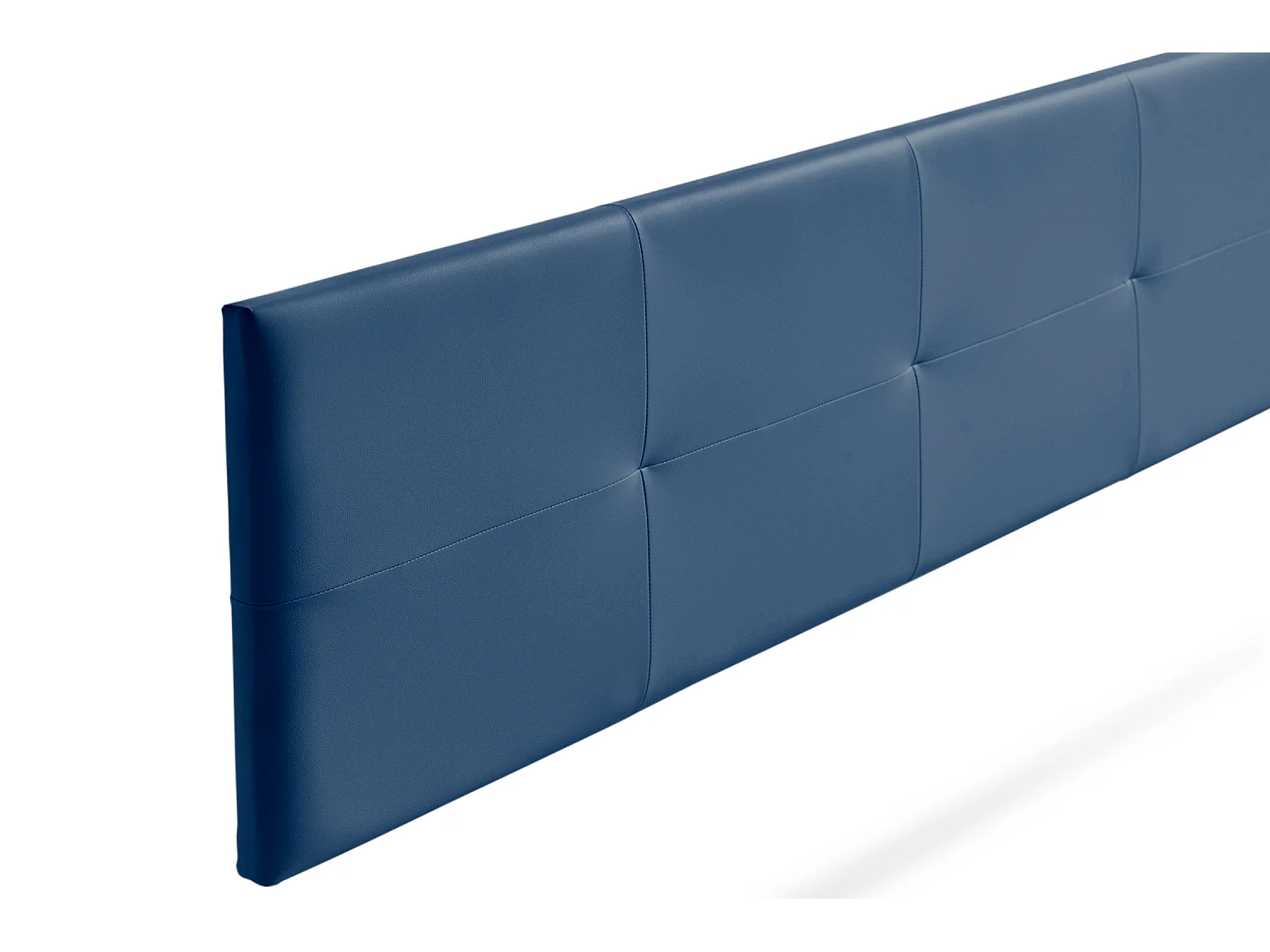 Hoofddeel Bekleed ALTEA Kunstleer 100x50x5 cm - Donkerblauw - Moonia
