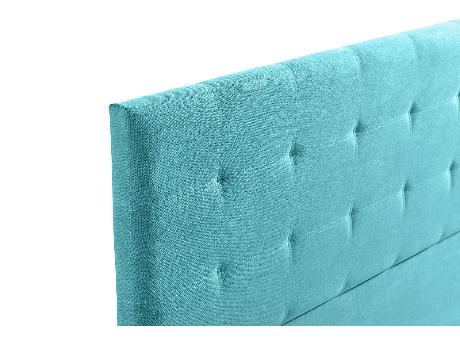 Cabeceira Estofada ASTORIA Aqualine 145x120x8 cm - TURQUESA - Moonia