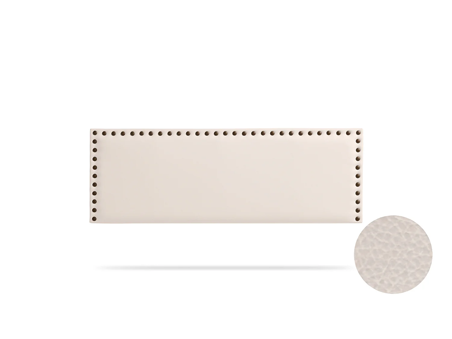 Hoofddeel Bekleed MODENA Kunstleer 160x55x8 cm - BEIGE - Moonia