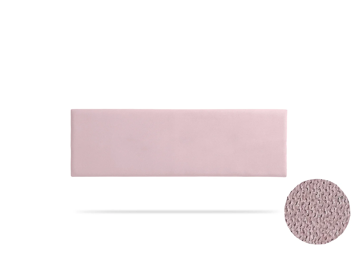 Cabeceira Estofada NOVA Aqualine 190x50x5 cm - Rosa Claro - Moonia
