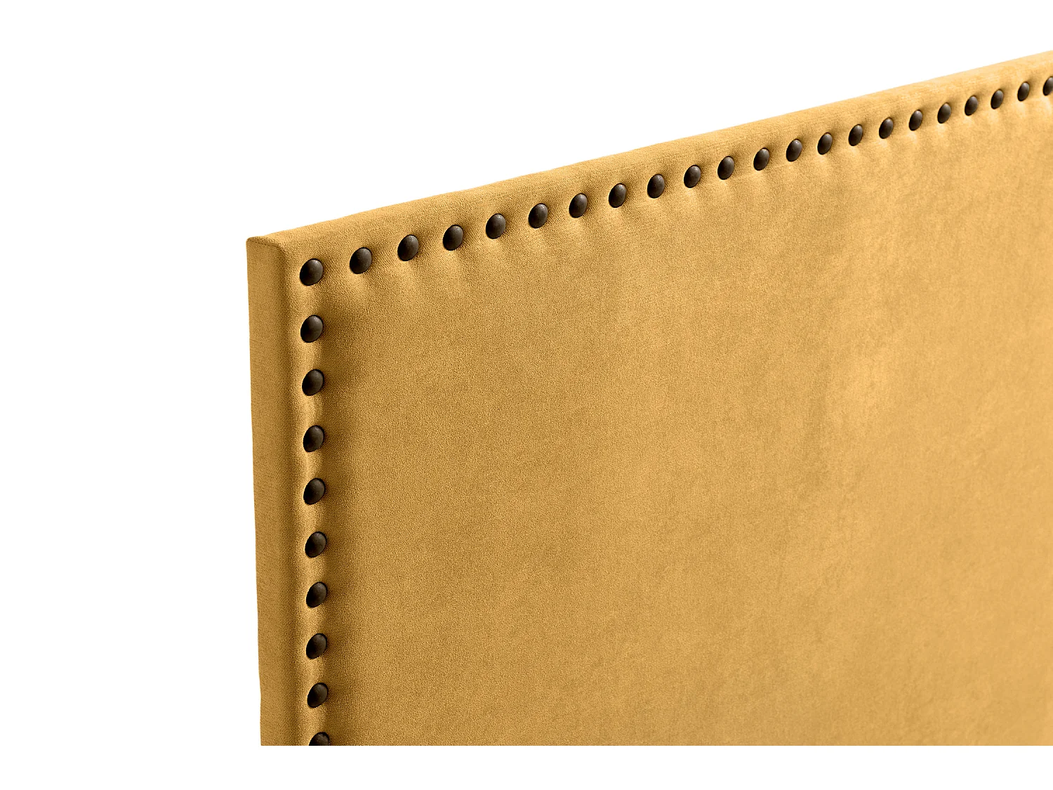 Cabeceira Estofada MODENA DUO Aqualine 115x120x8 cm - MOSTARDA - Moonia