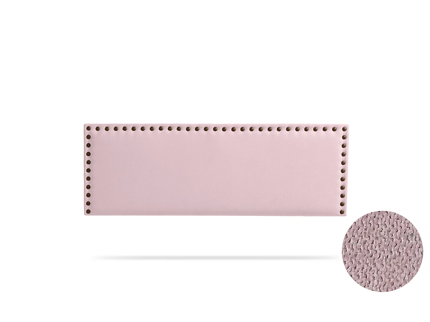 Hoofddeel Bekleed MODENA Acualine 115x55x8 cm - Lichtroze - Moonia