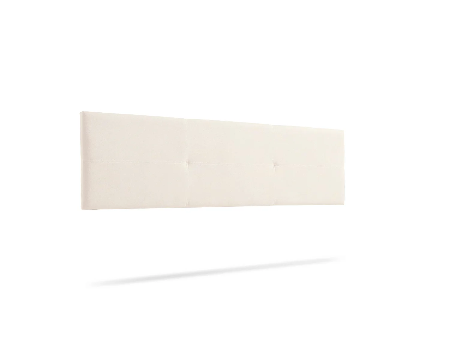 Cabeceira Estofada ALMA Aqualine 220x50x5 cm - BEGE - Moonia