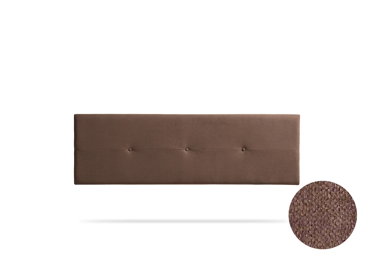 Hoofddeel Bekleed NAPOLI Acualine 90x50x5 cm - Chocolade - Moonia