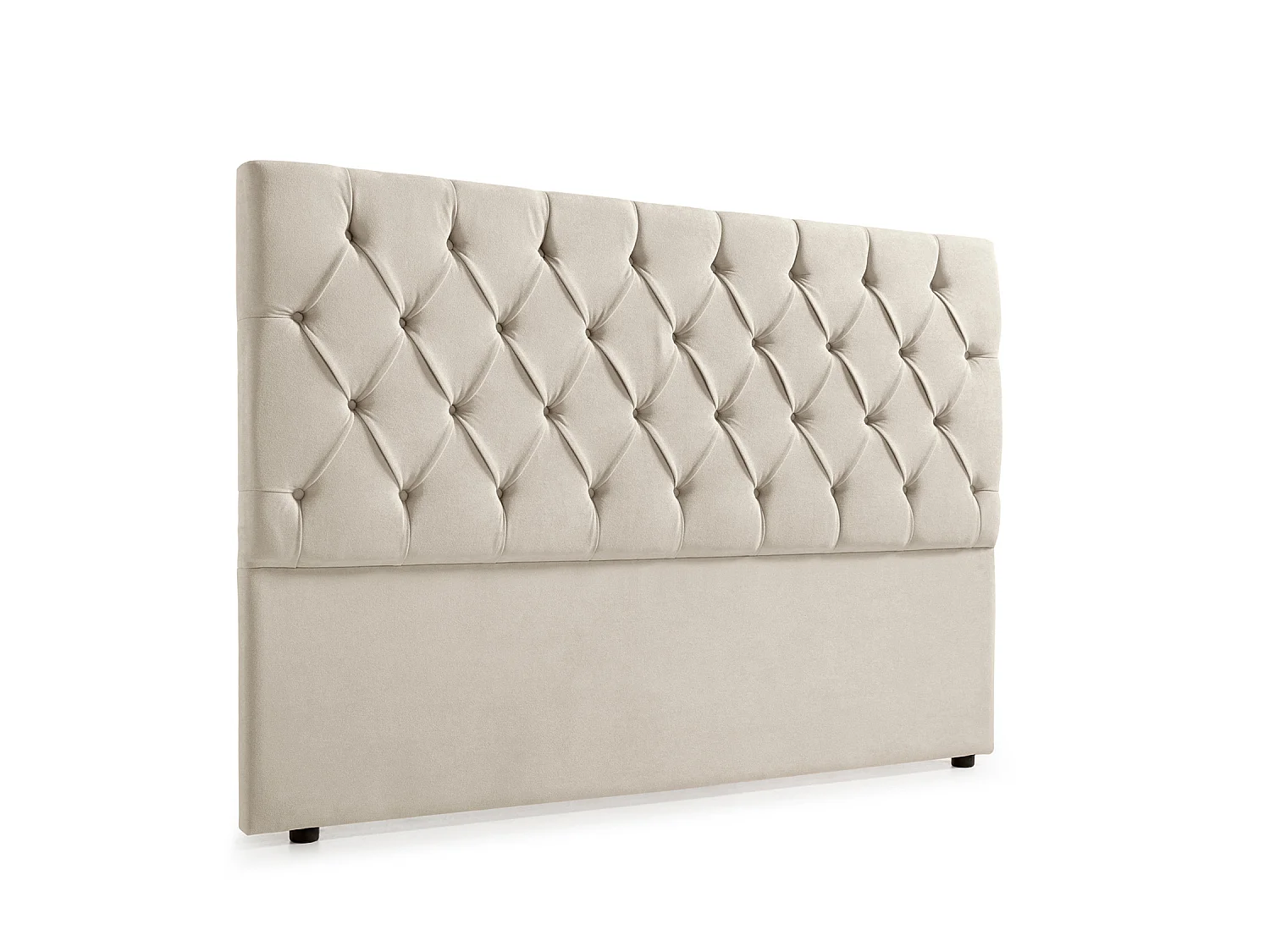 Cabeceira Estofada CAPRI Aqualine 90x120x12 cm - Bege Torrado - Moonia