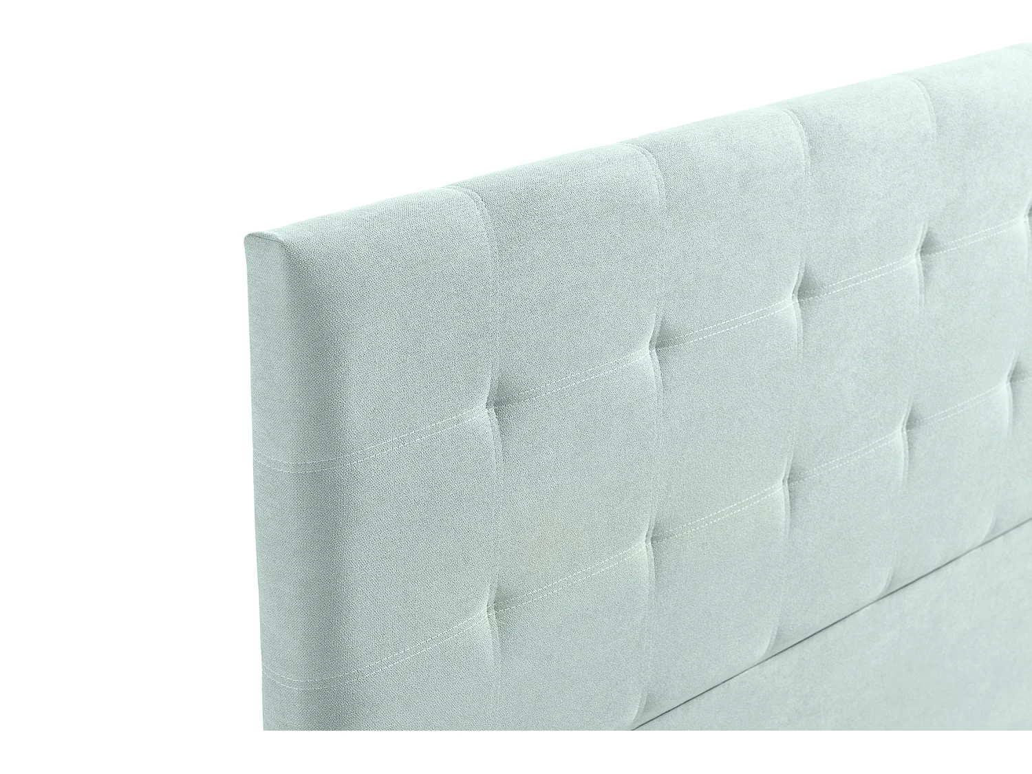 Cabeceira Estofada ASTORIA Aqualine 160x120x8 cm - VERDE ÁGUA - Moonia