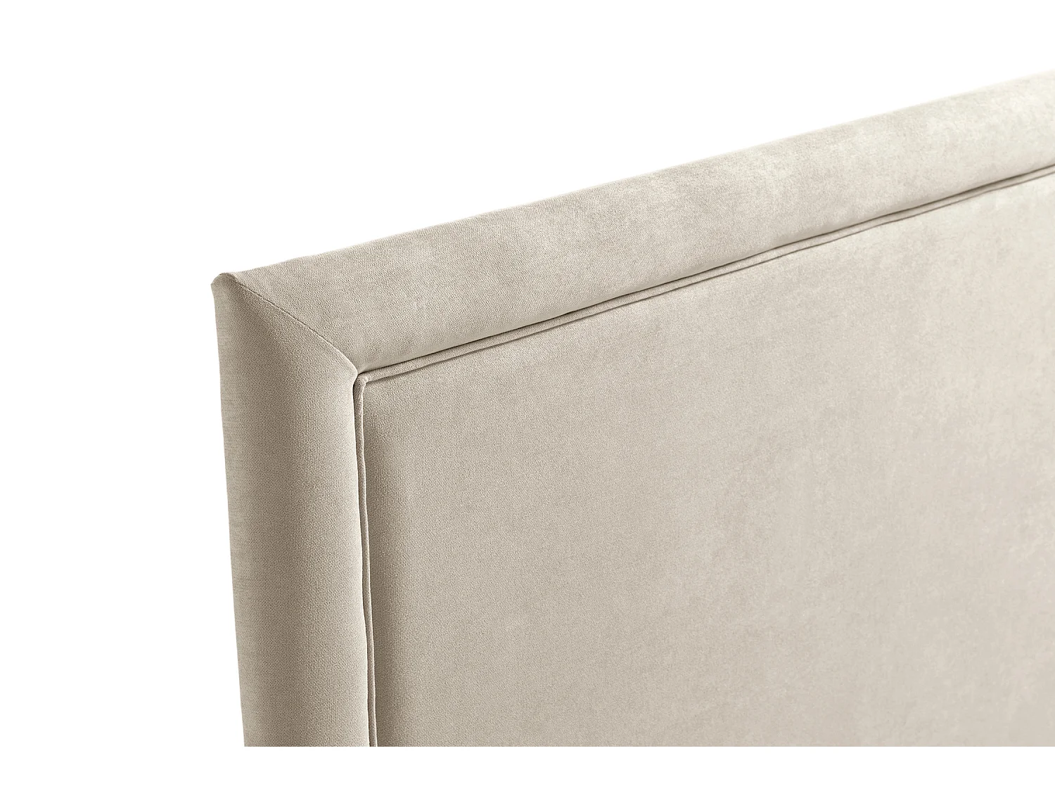 Cabeceira Estofada REGINA Aqualine 115x115x5 cm - Bege Torrado - Moonia