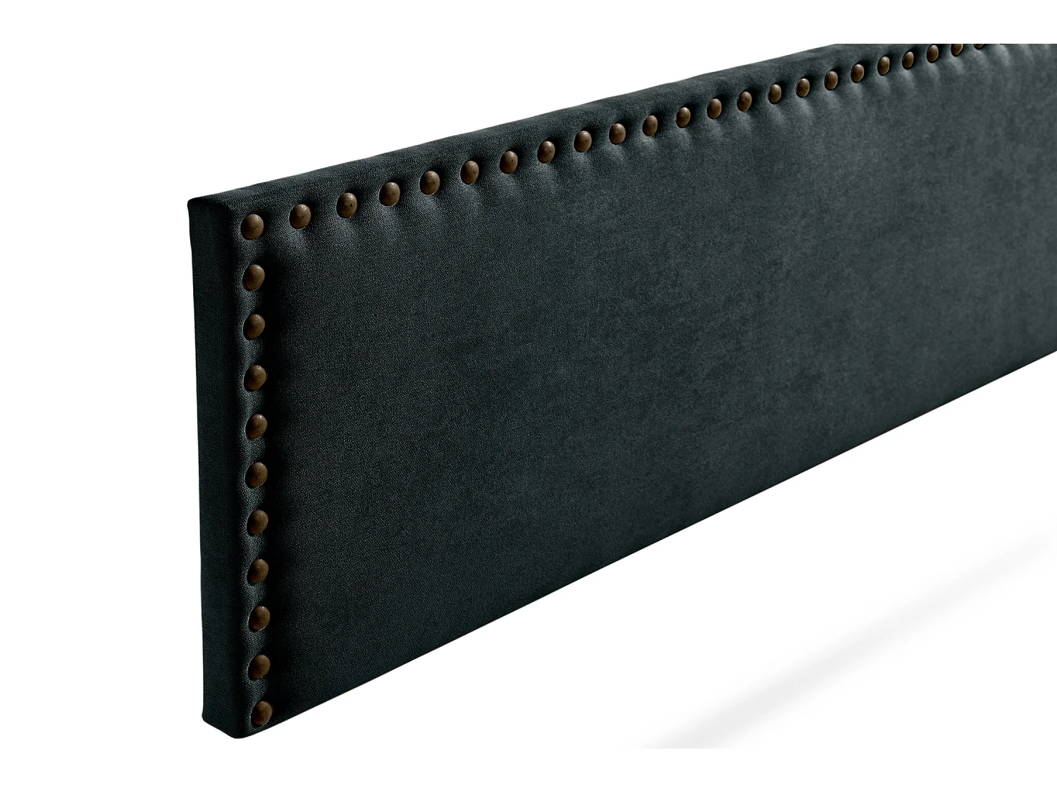 Hoofddeel Bekleed MODENA Acualine 115x55x8 cm - Zwart - Moonia