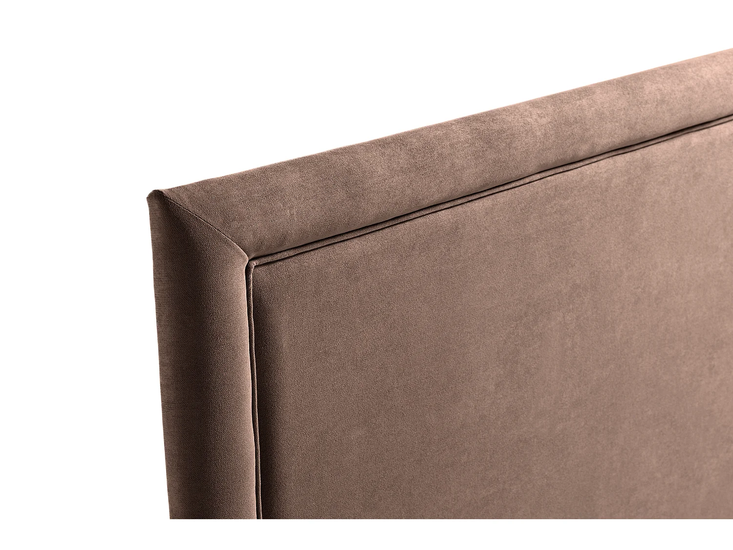 Cabeceira Estofada REGINA Aqualine 90x115x5 cm - CHOCOLATE - Moonia