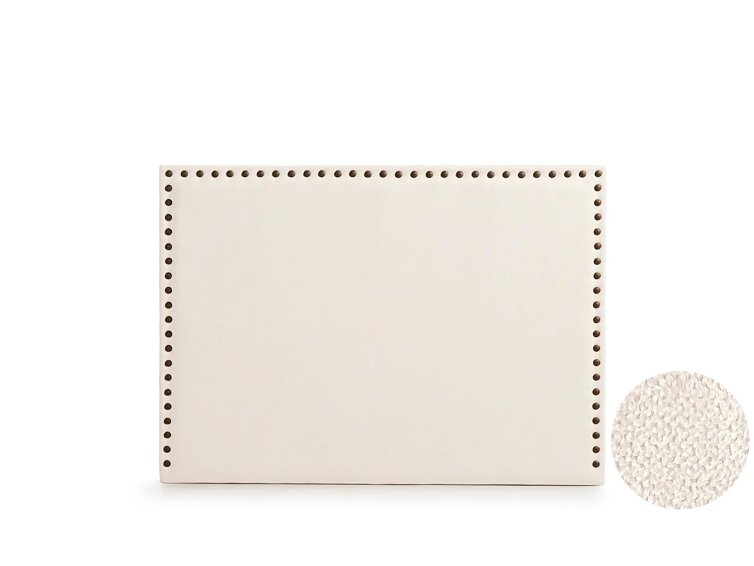 Cabeceira Estofada MODENA DUO Aqualine 100x120x8 cm - BEGE - Moonia