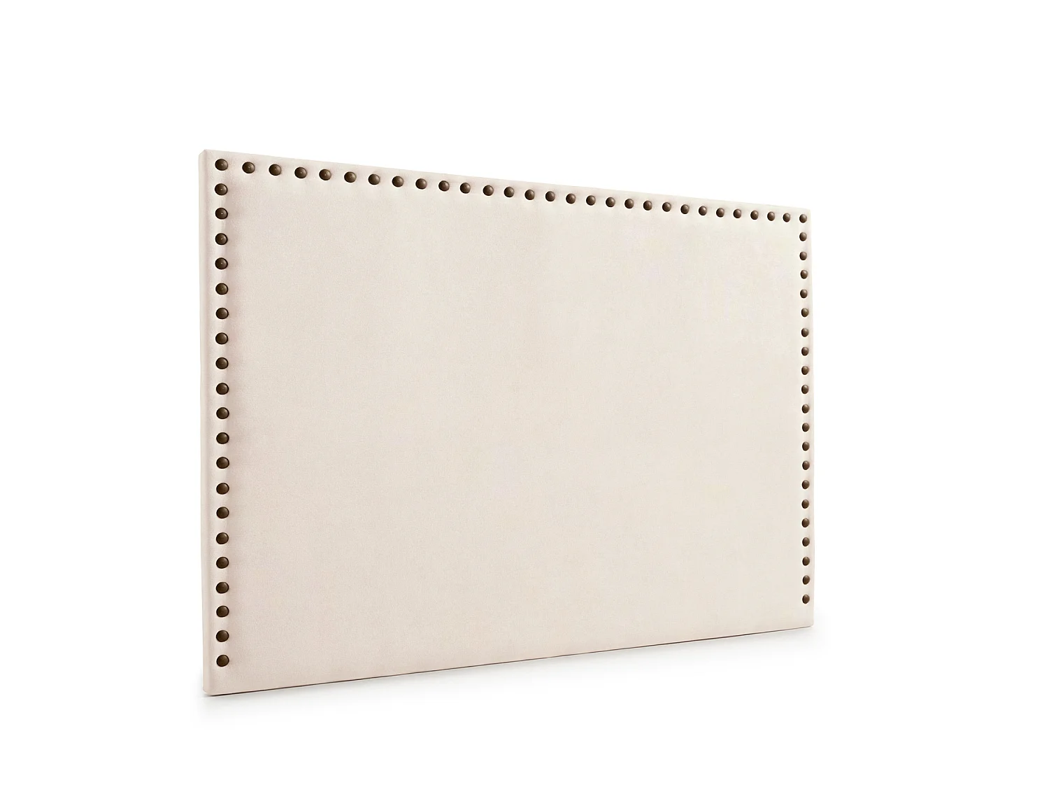 Cabeceira Estofada MODENA DUO Aqualine 100x120x8 cm - BEGE - Moonia
