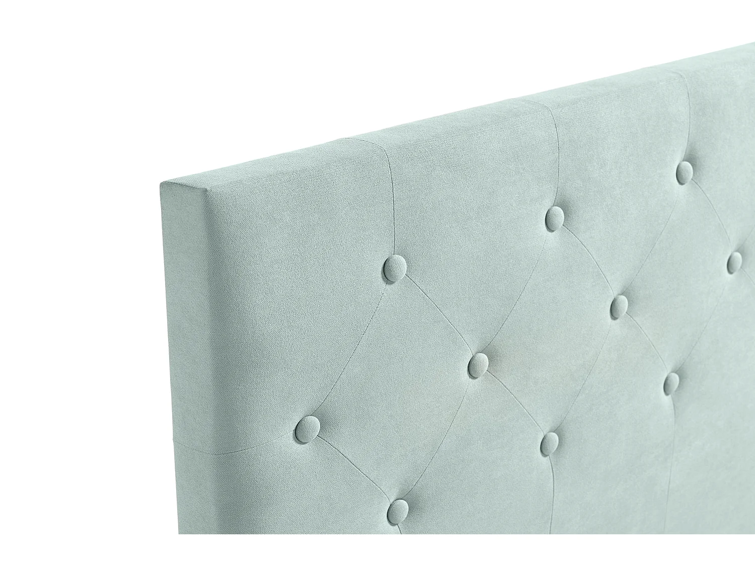 Cabeceira Estofada VICTORIA Aqualine 115x115x12 cm - TURQUESA - Moonia