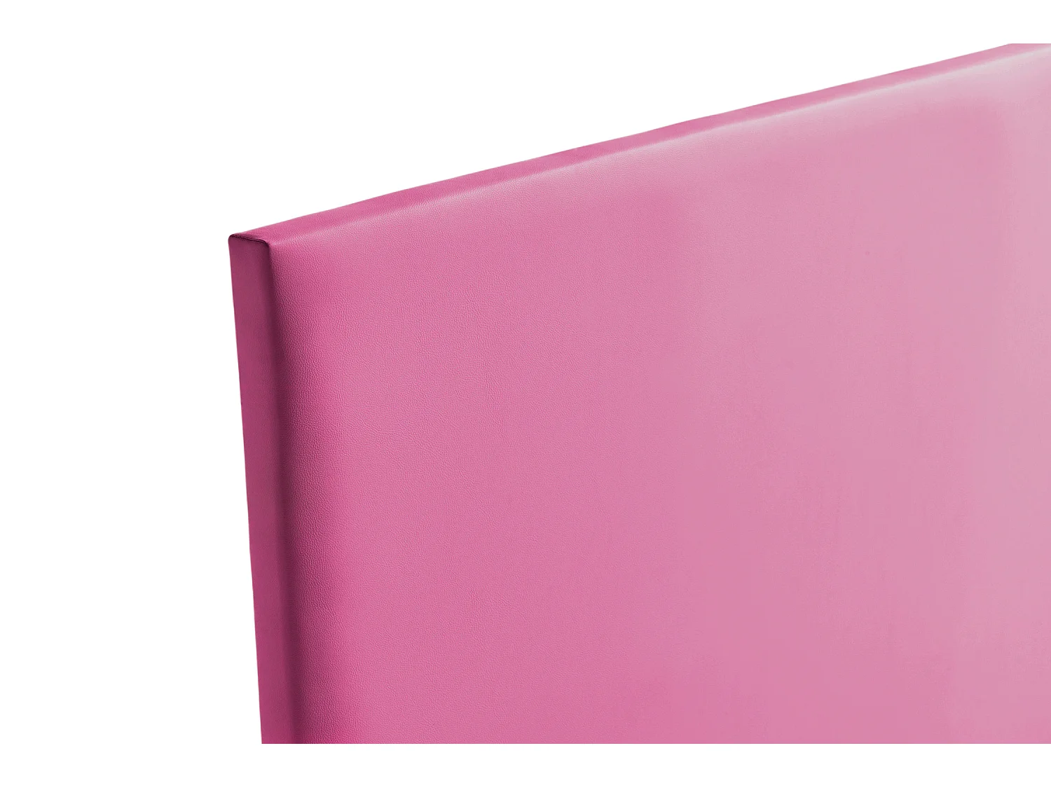 Cabeceira Estofada NEUS Pele Sintética 170x120x5 cm - ROSA - Moonia
