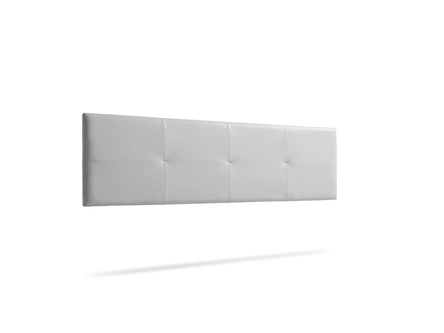 Hoofddeel Bekleed ALTEA Kunstleer 115x50x5 cm - Lichtgrijs - Moonia