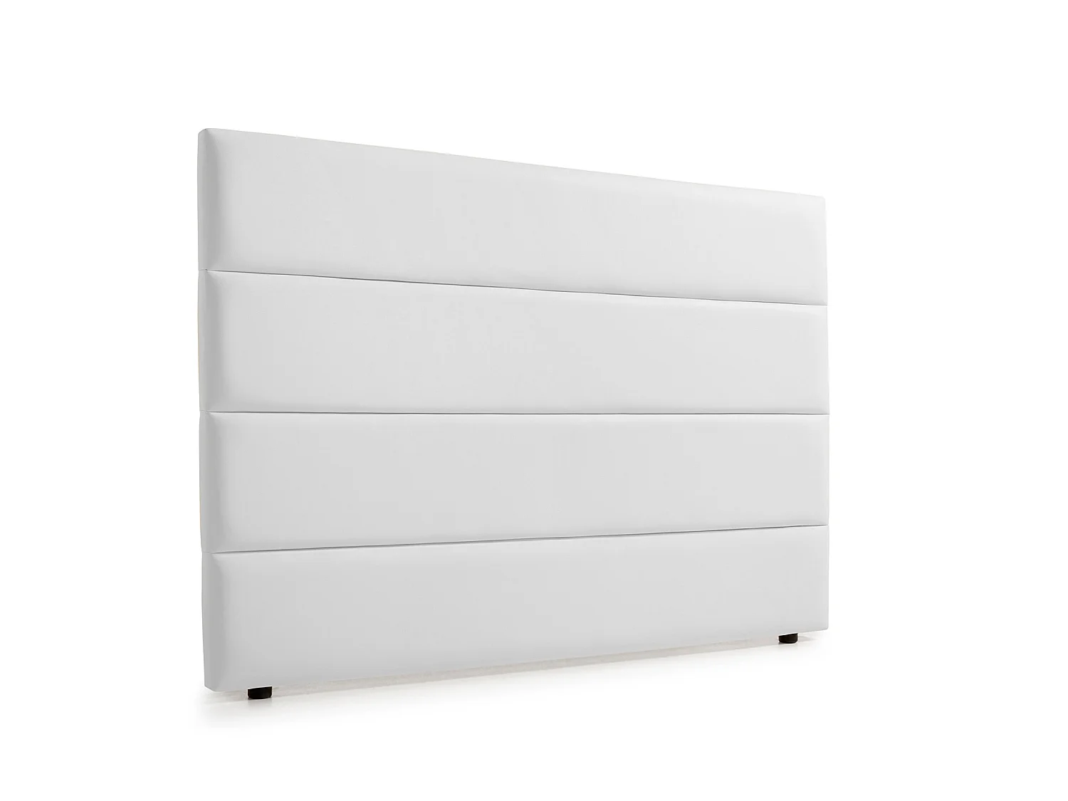 Cabeceira Estofada GENOVA Pele Sintética 90x120x8 cm - BEGE - Moonia