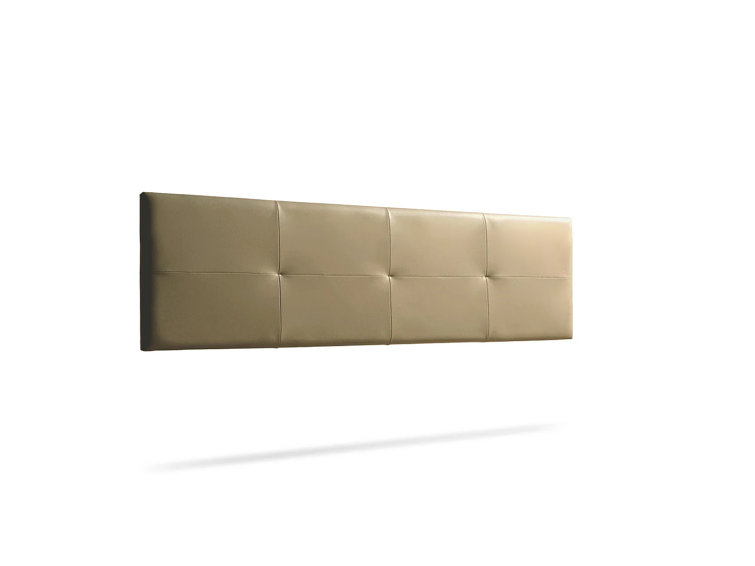 Hoofddeel Bekleed ALTEA Kunstleer 100x50x5 cm - Gouden - Moonia