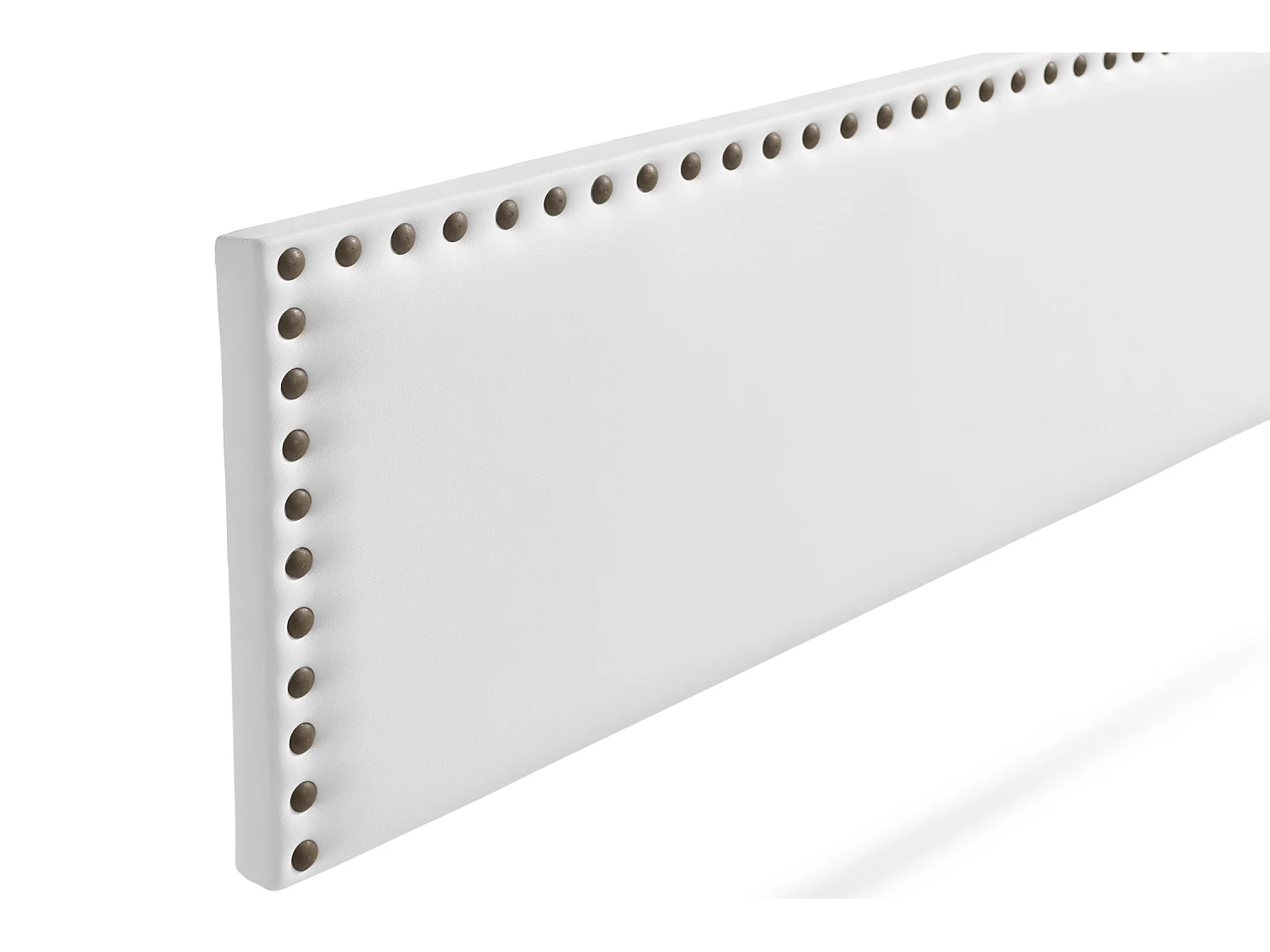 Hoofddeel Bekleed MODENA Kunstleer 90x55x8 cm - Wit - Moonia