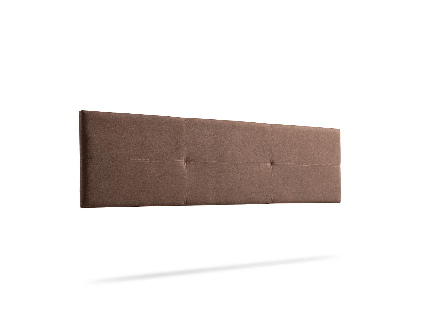 Cabeceira Estofada ALMA Aqualine 190x50x5 cm - CHOCOLATE - Moonia