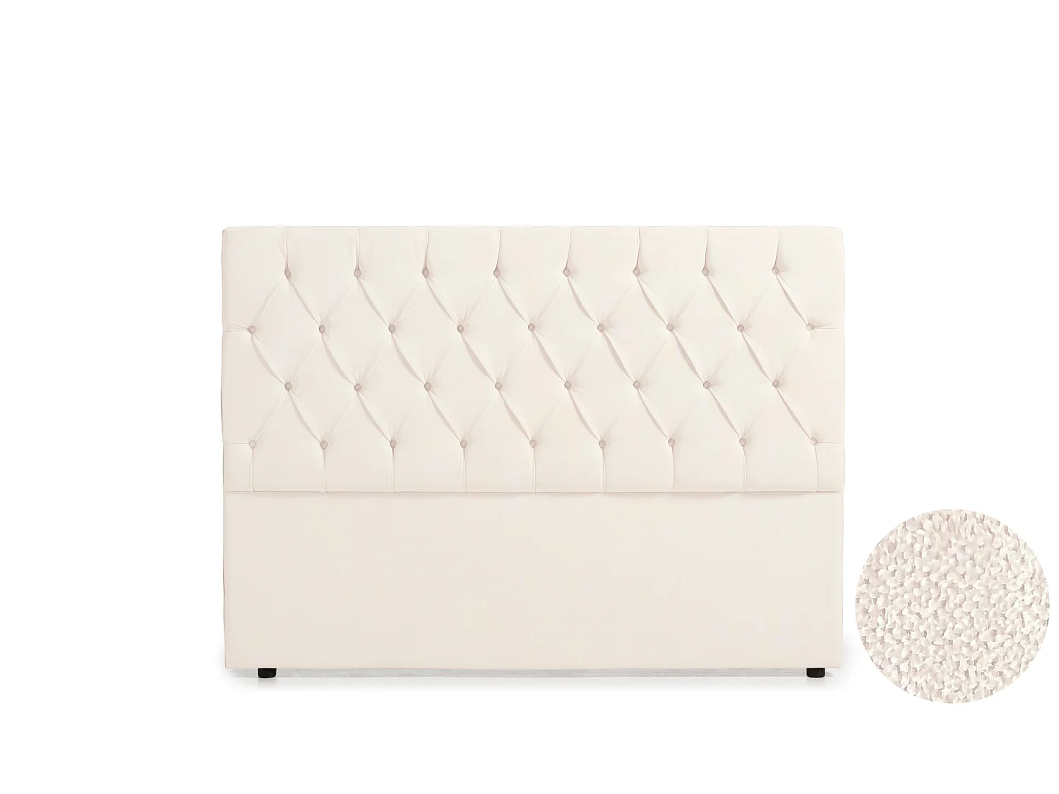 Cabeceira Estofada CAPRI Aqualine 220x120x12 cm - BEGE - Moonia