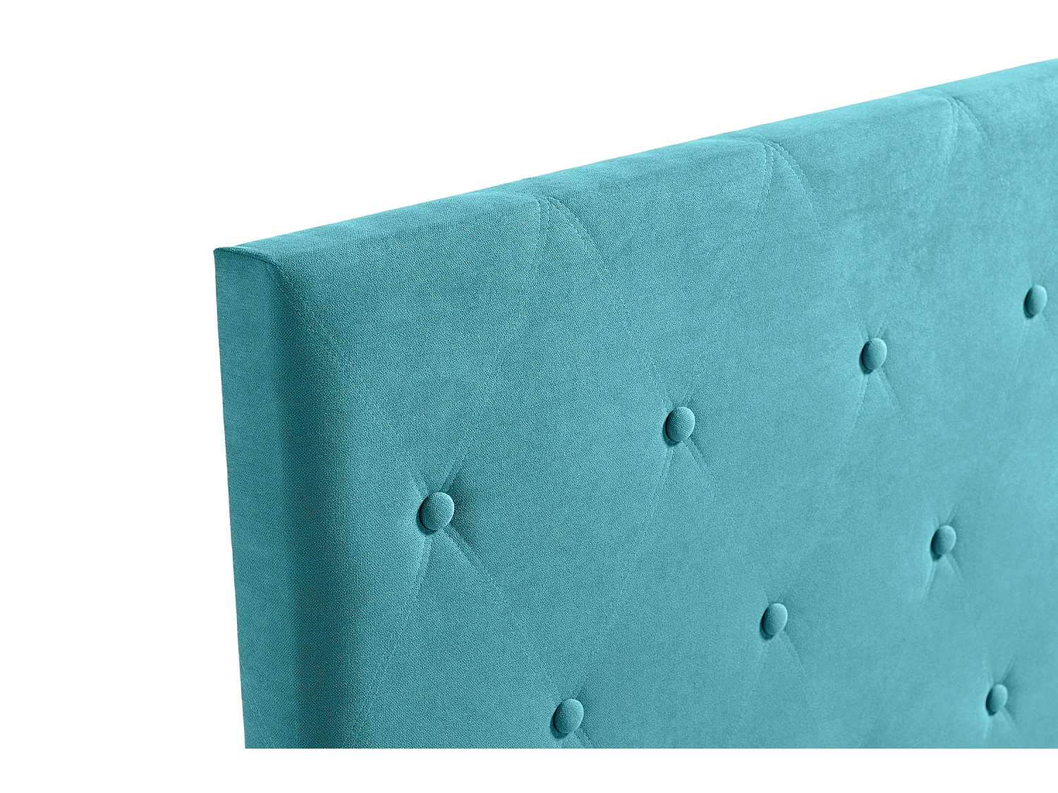 Cabeceira Estofada VENICE Aqualine 190x115x12 cm - TURQUESA - Moonia