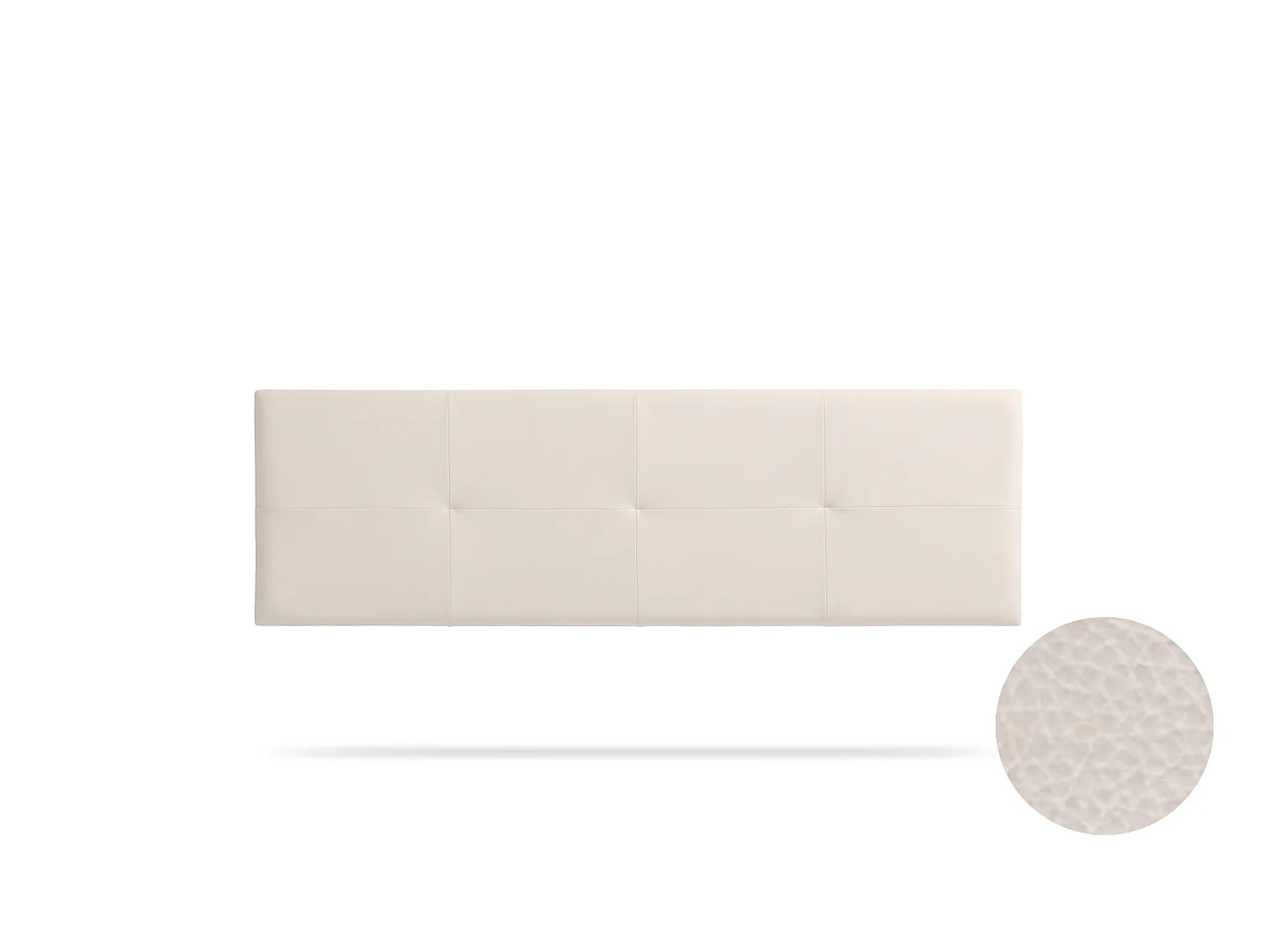 Hoofddeel Bekleed ALTEA Kunstleer 130x50x5 cm - BEIGE - Moonia