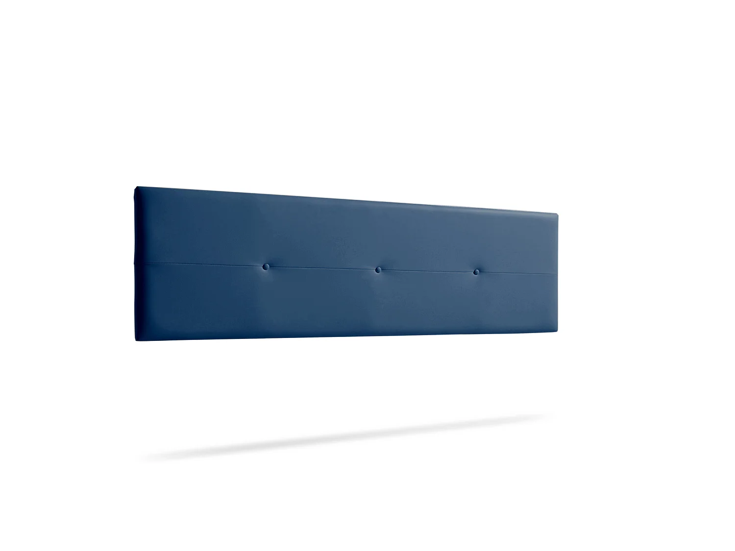 Hoofddeel Bekleed NAPOLI Kunstleer 90x50x5 cm - Donkerblauw - Moonia