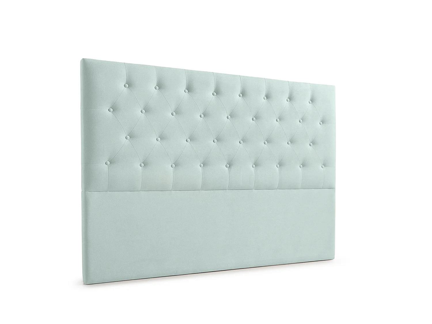 Cabeceira Estofada FERRARA Aqualine 170x120x8 cm - VERDE ÁGUA - Moonia