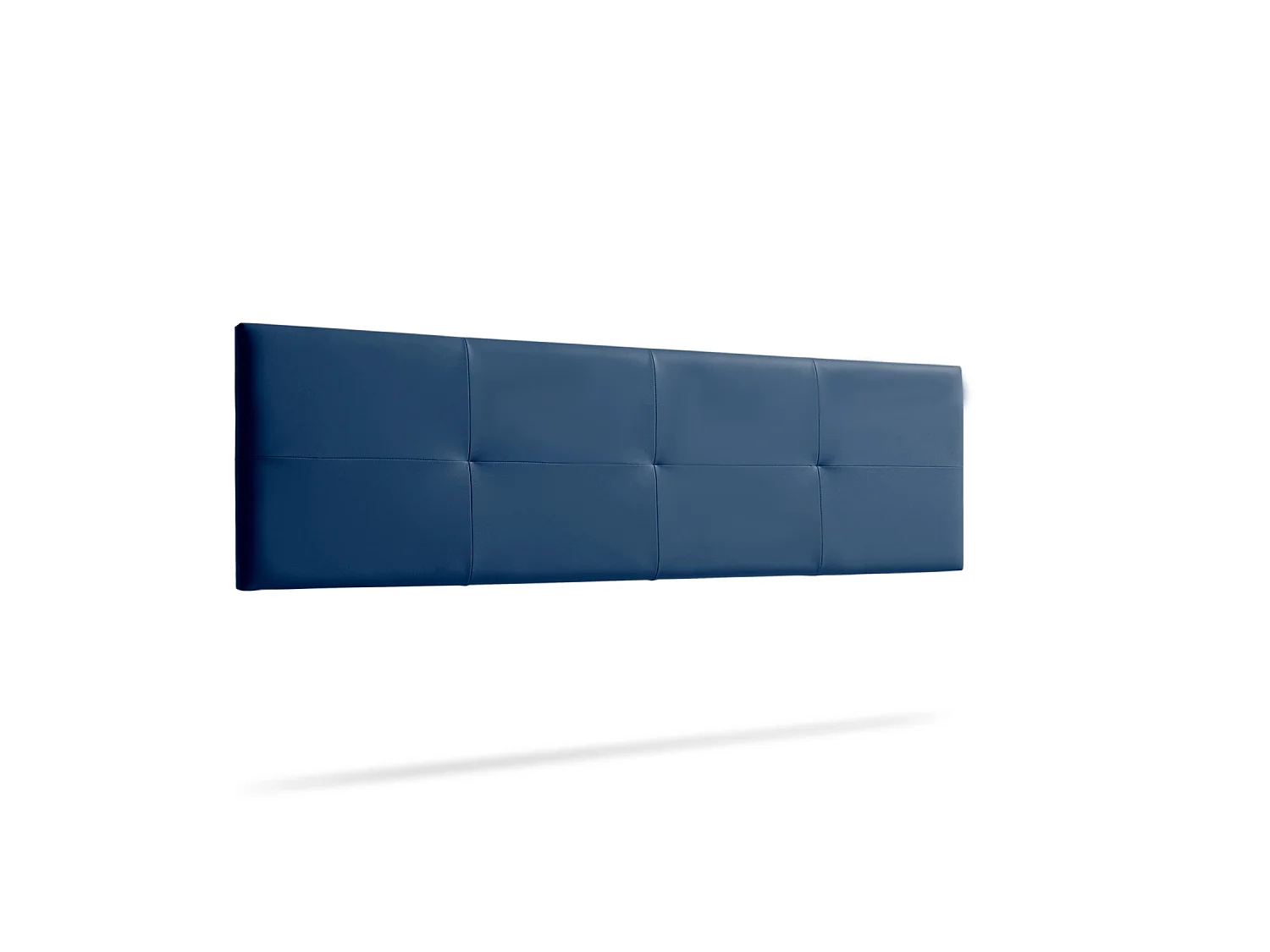 Hoofddeel Bekleed ALTEA Kunstleer 160x50x5 cm - Donkerblauw - Moonia