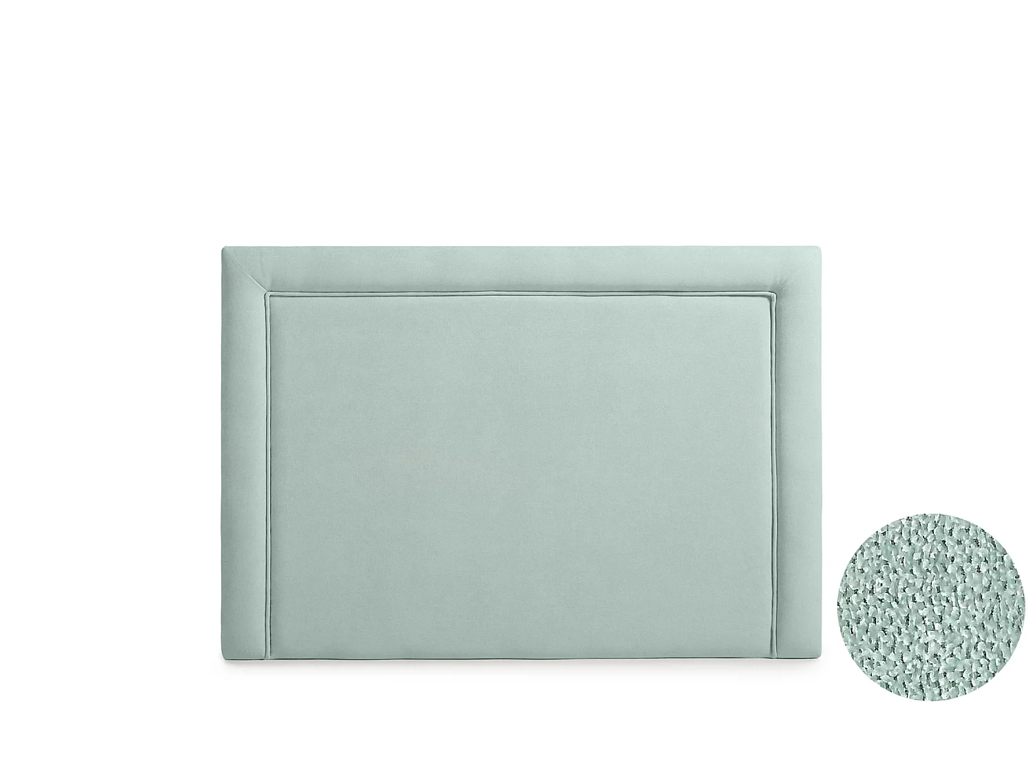 Cabeceira Estofada REGINA Aqualine 170x115x5 cm - VERDE ÁGUA - Moonia